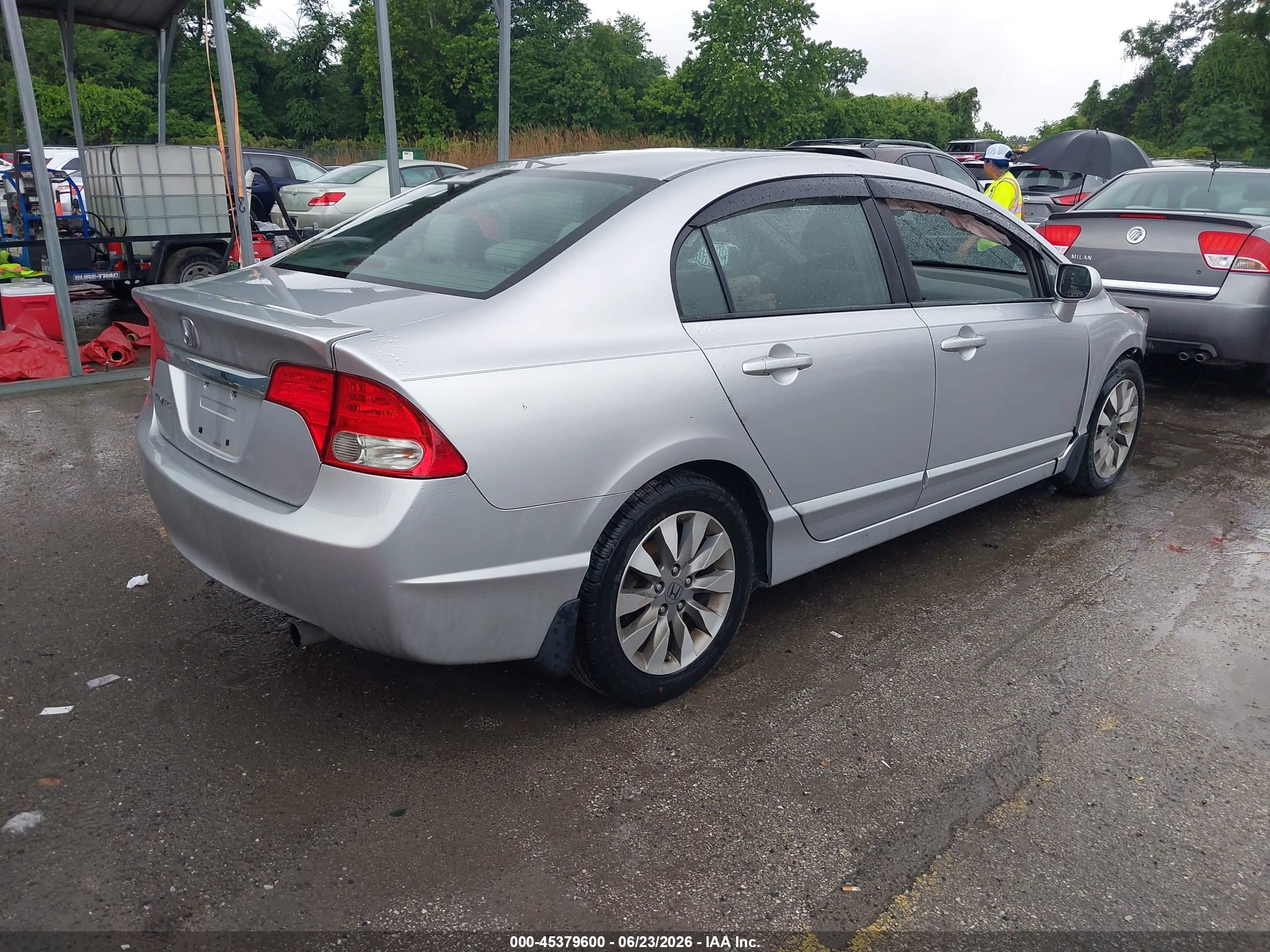 2010 Honda Civic Ex Silver vin: 19XFA1F86AE048881