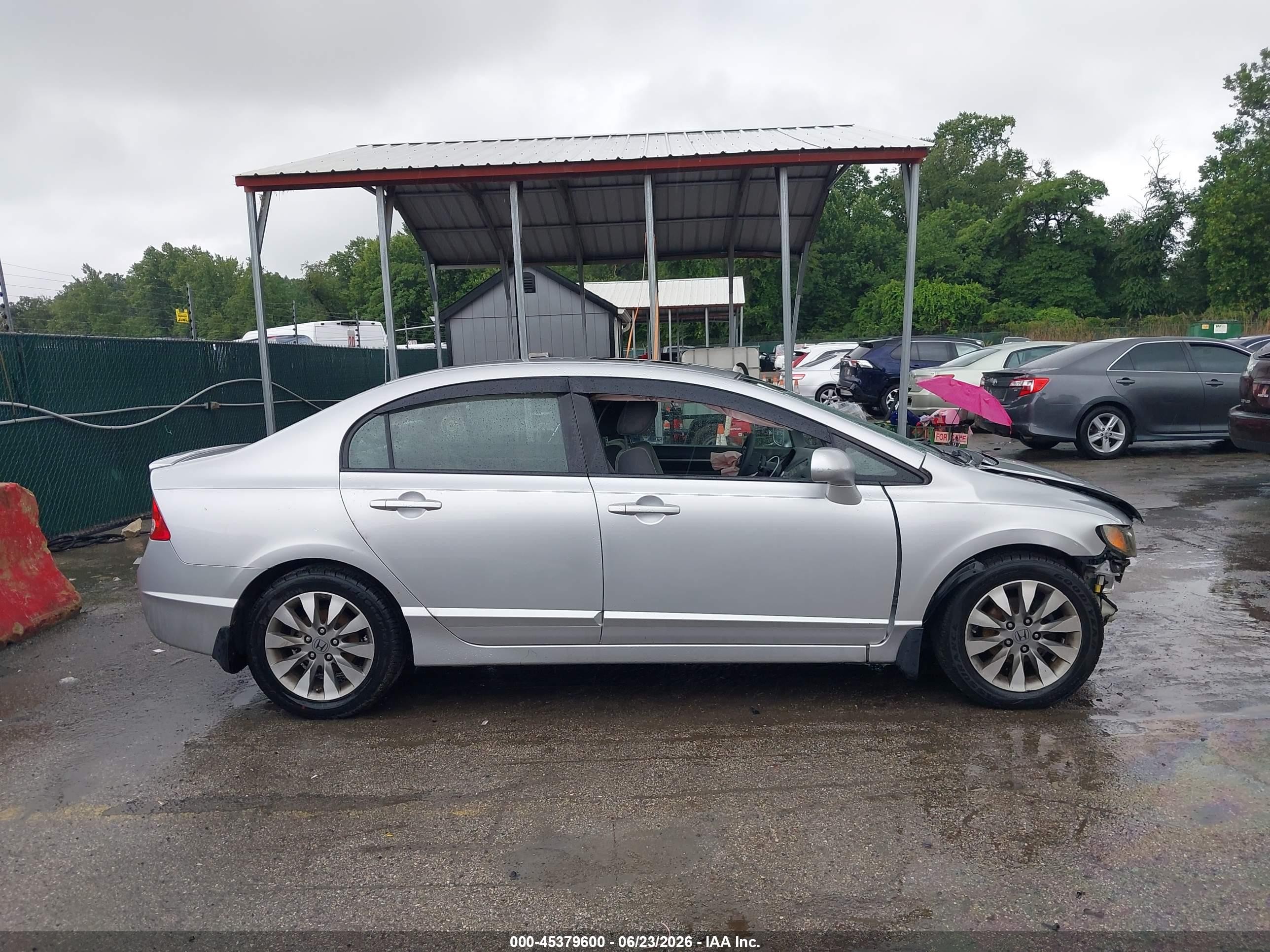 2010 Honda Civic Ex Silver vin: 19XFA1F86AE048881