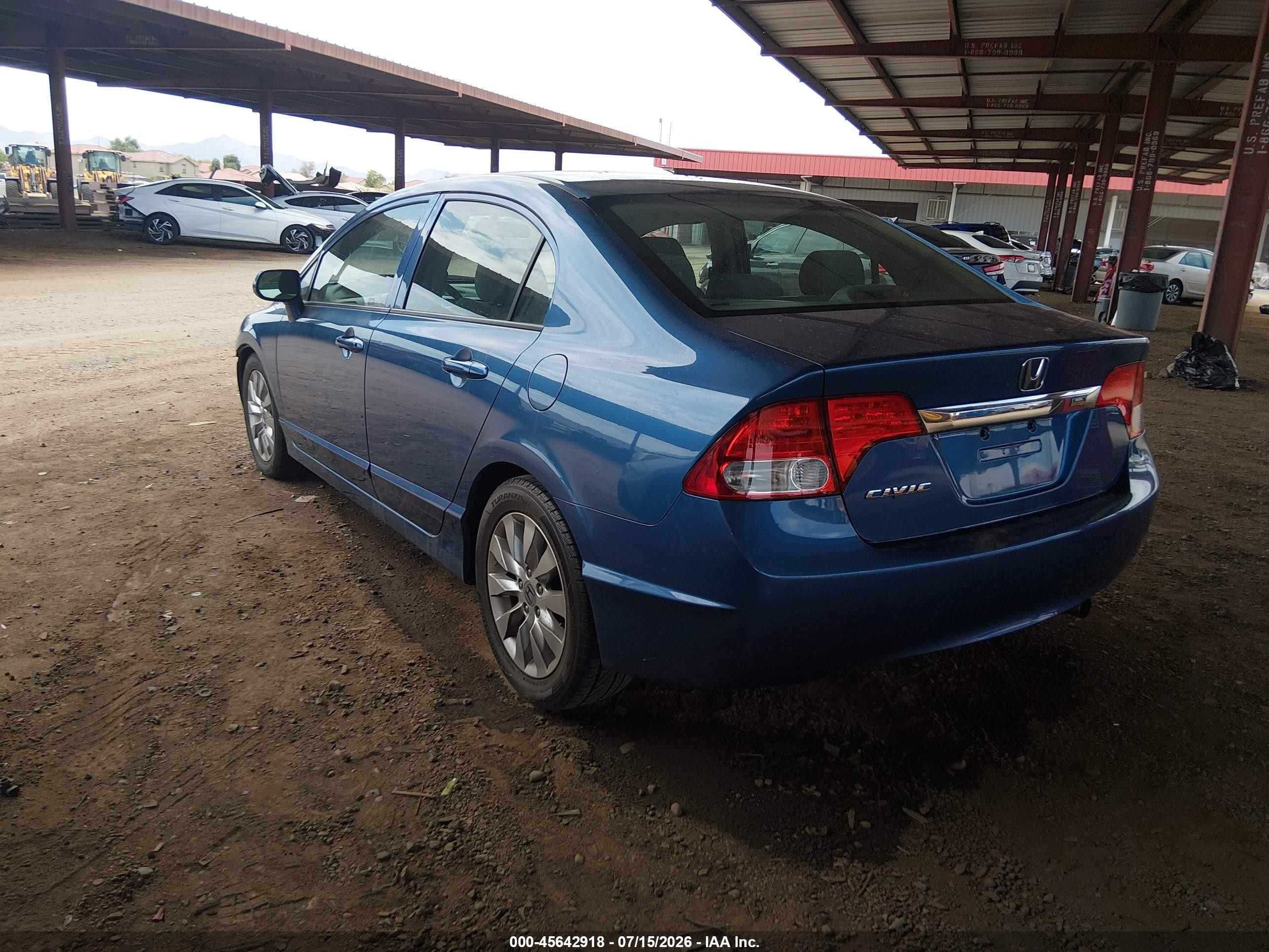 2010 Honda Civic Ex Blue vin: 19XFA1F86AE060772