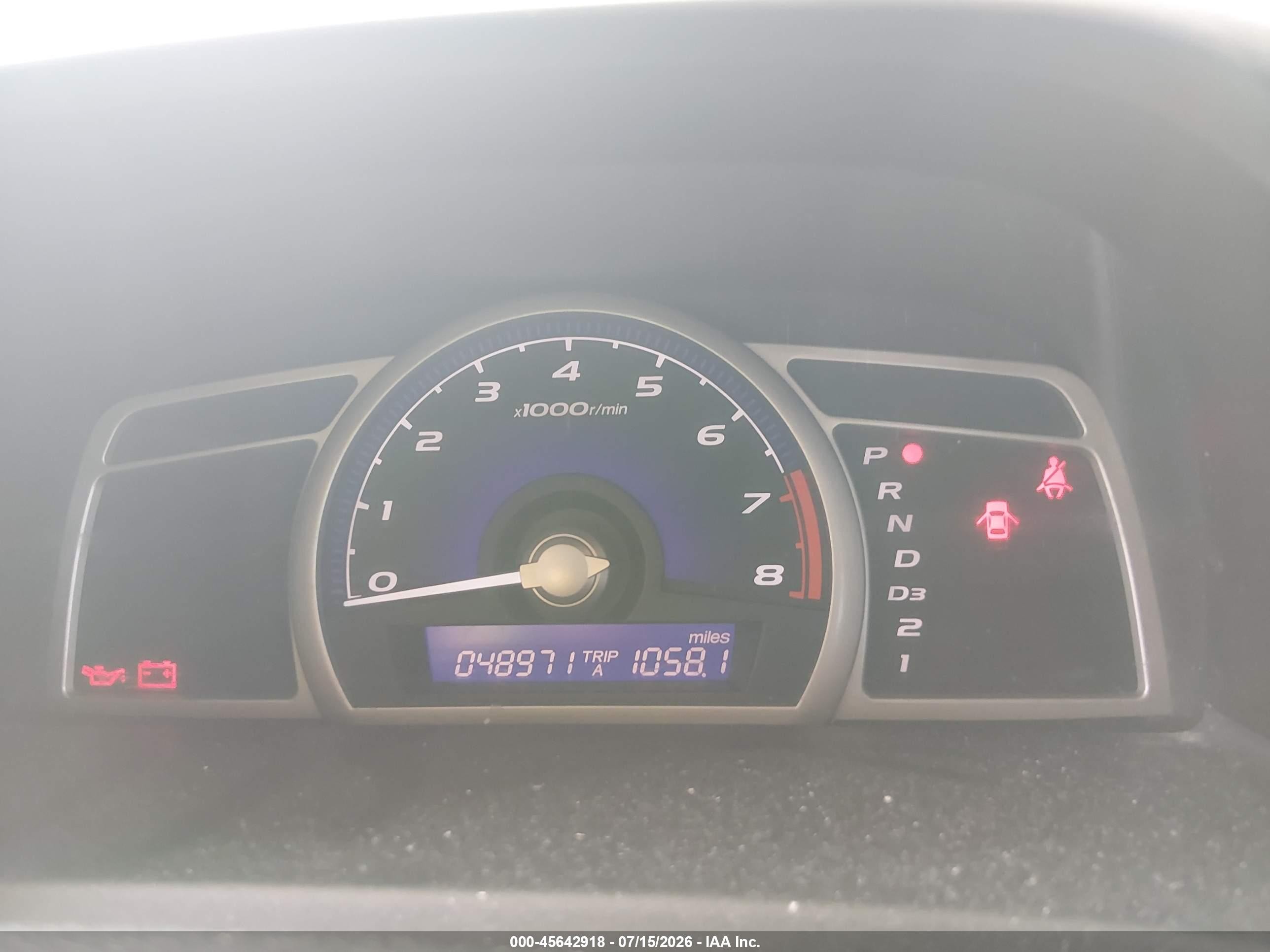 2010 Honda Civic Ex Blue vin: 19XFA1F86AE060772