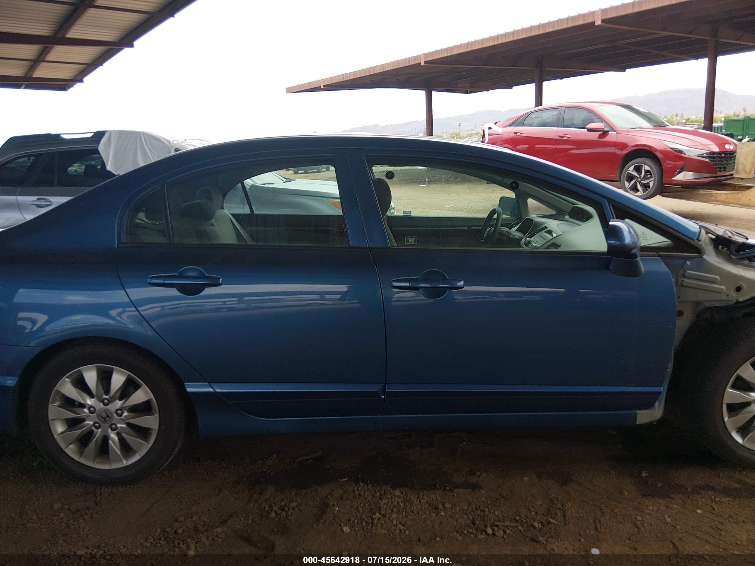 2010 Honda Civic Ex Blue vin: 19XFA1F86AE060772