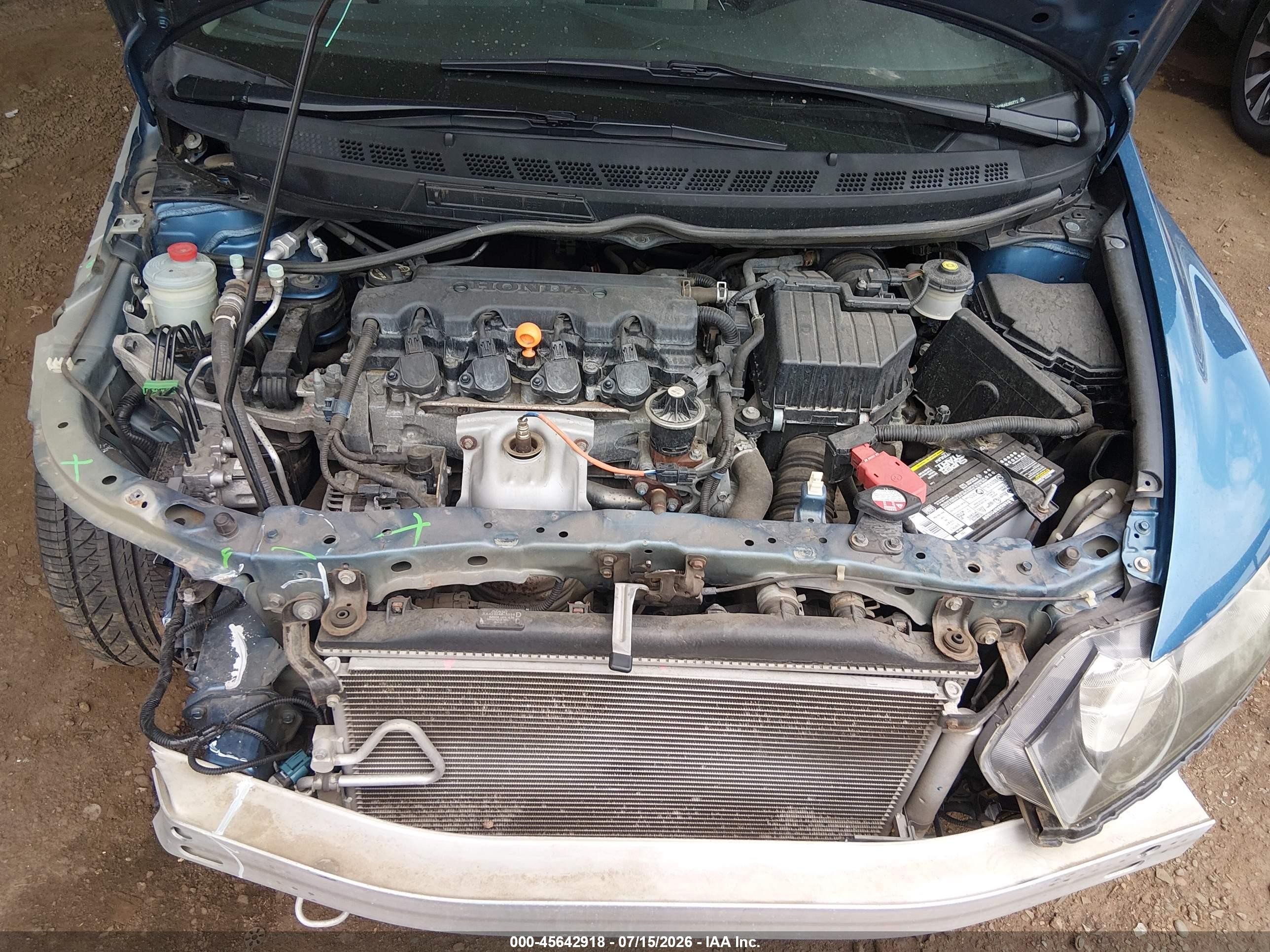 2010 Honda Civic Ex Blue vin: 19XFA1F86AE060772