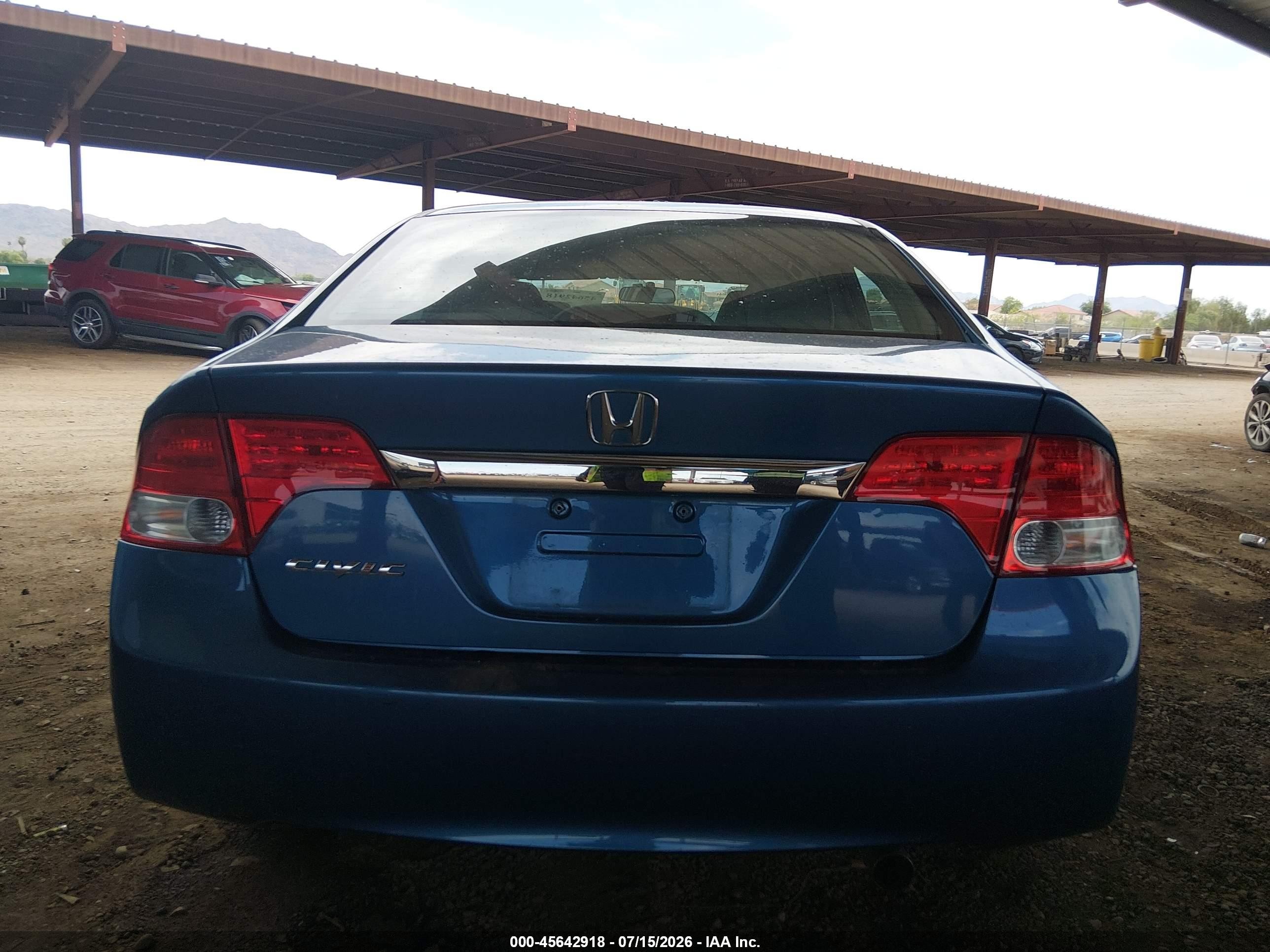 2010 Honda Civic Ex Blue vin: 19XFA1F86AE060772