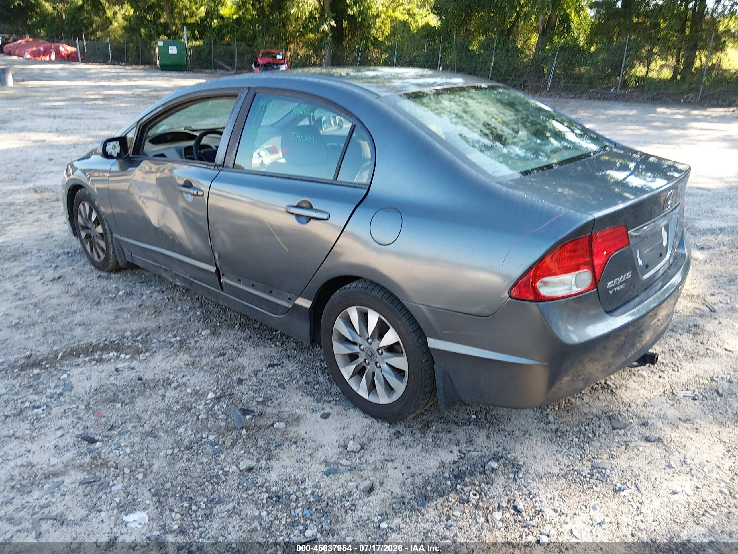 2011 Honda Civic Ex Gray vin: 19XFA1F86BE013310