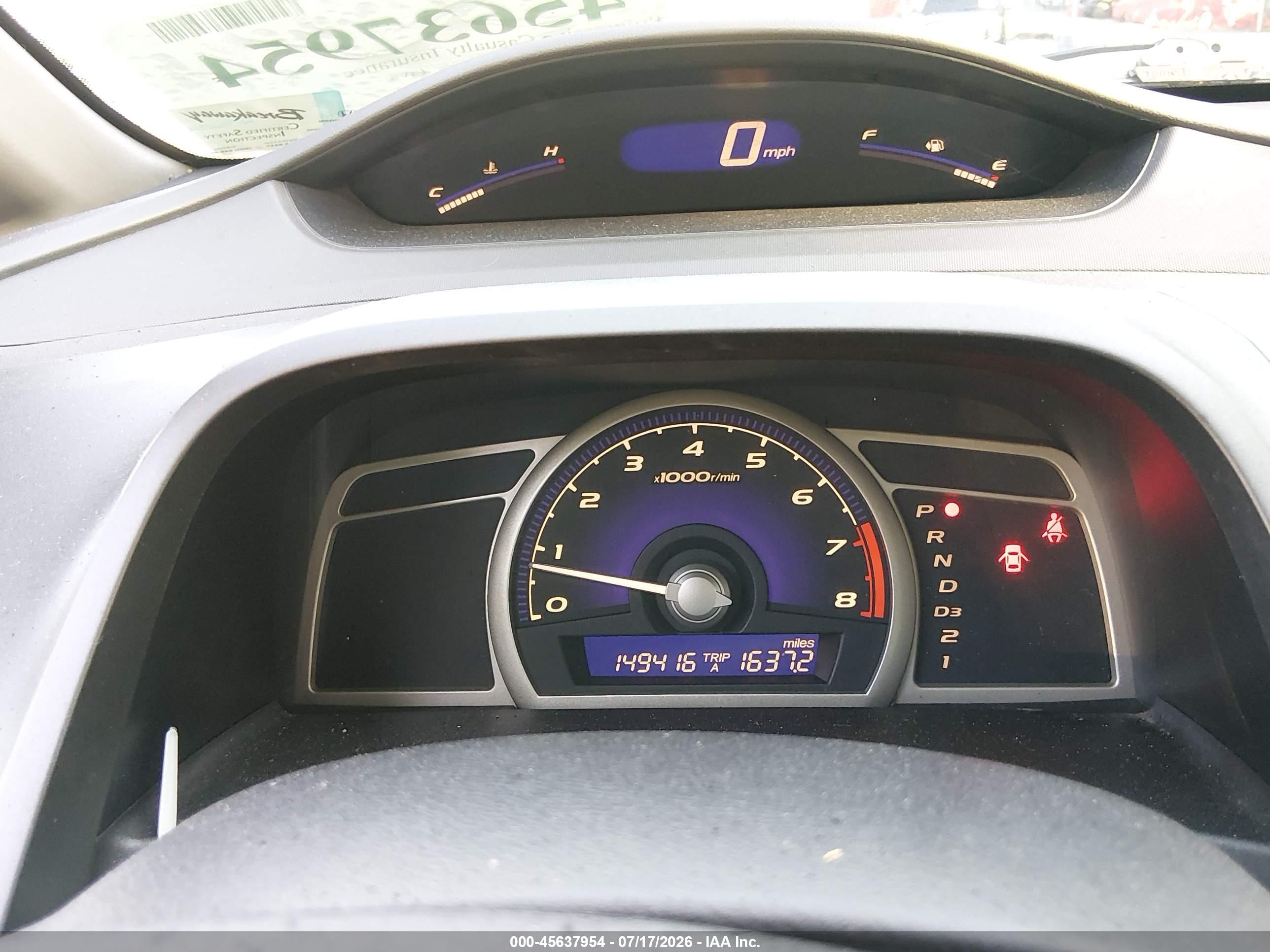 2011 Honda Civic Ex Gray vin: 19XFA1F86BE013310