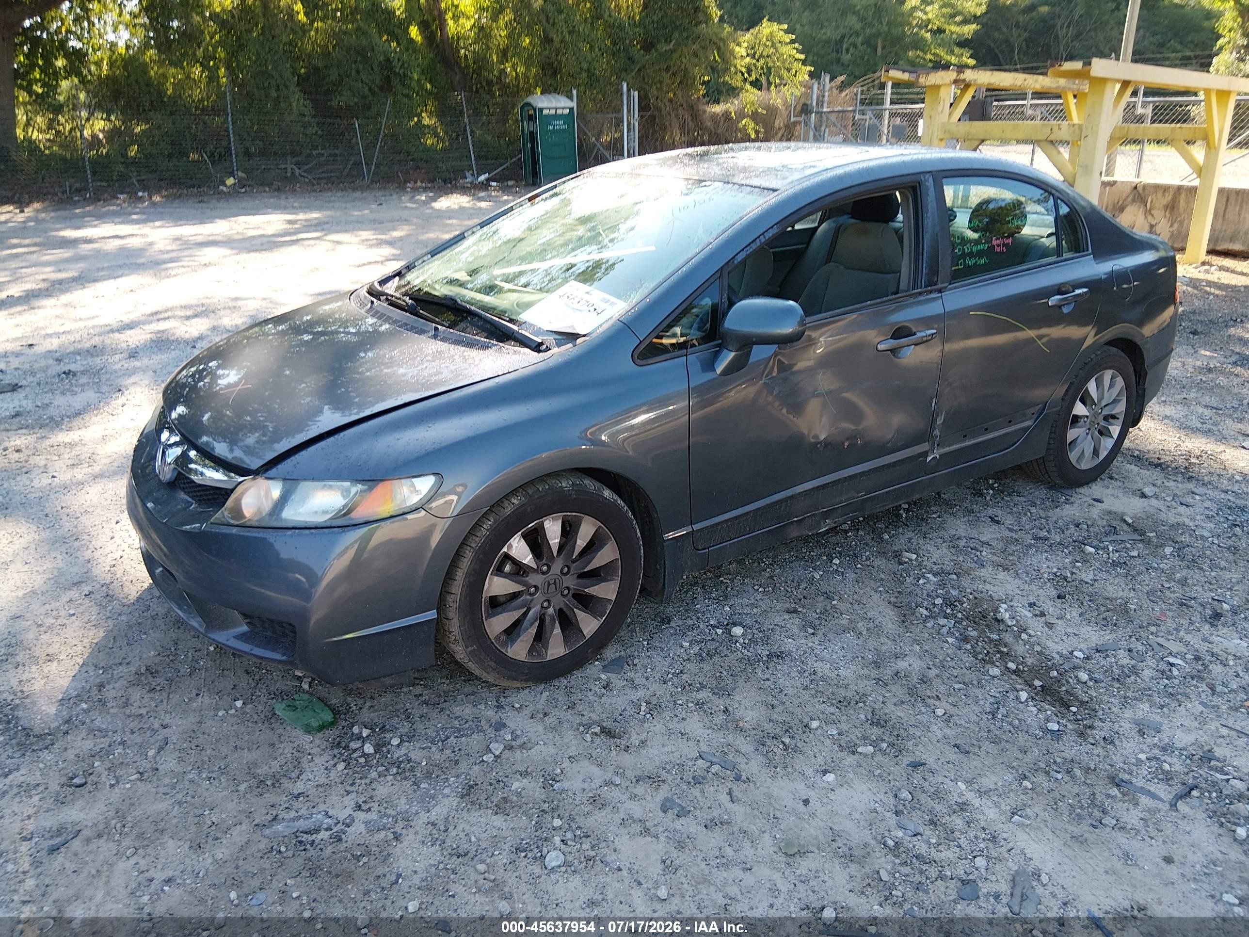2011 Honda Civic Ex Gray vin: 19XFA1F86BE013310