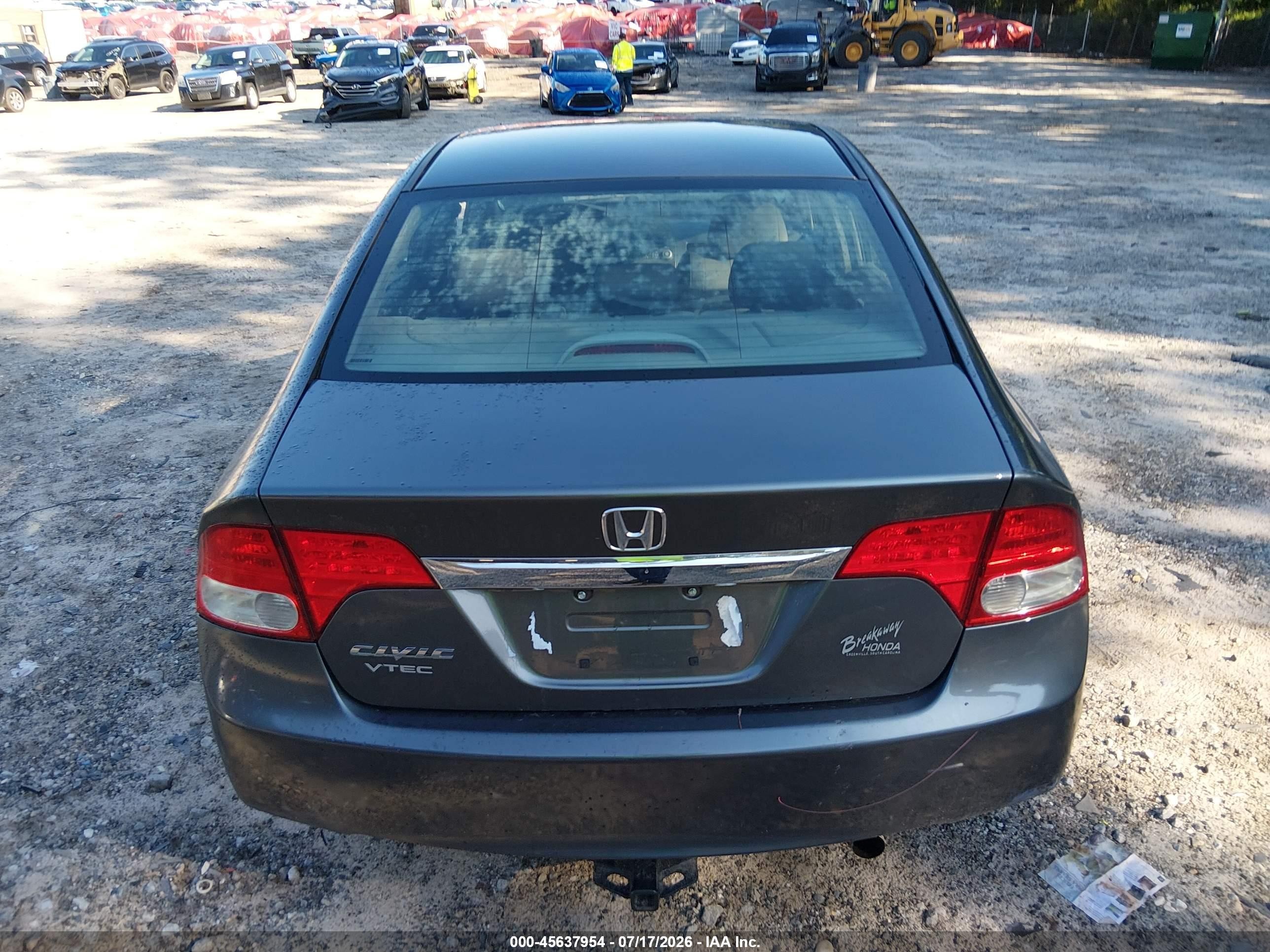 2011 Honda Civic Ex Gray vin: 19XFA1F86BE013310