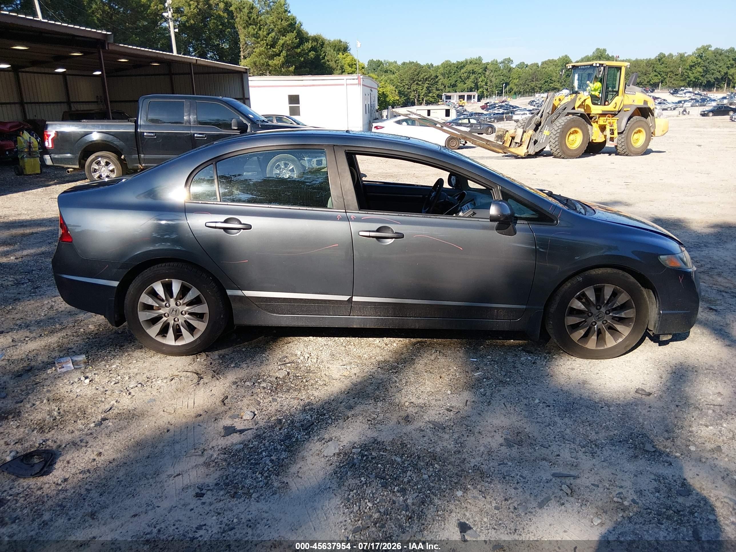 2011 Honda Civic Ex Gray vin: 19XFA1F86BE013310