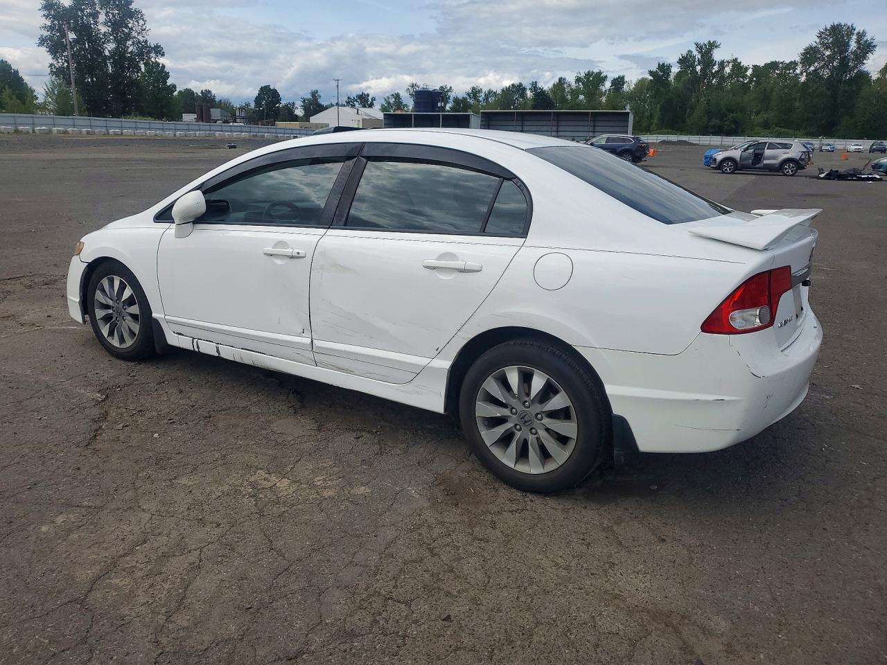 2011 Honda Civic Ex White vin: 19XFA1F86BE027157