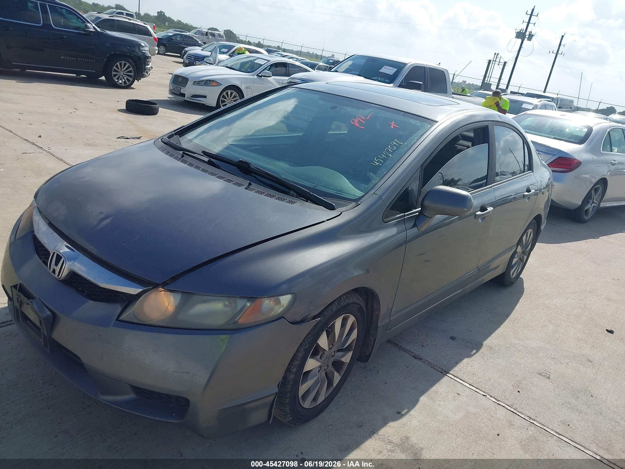 2011 Honda Civic Ex Серый vin: 19XFA1F86BE029507