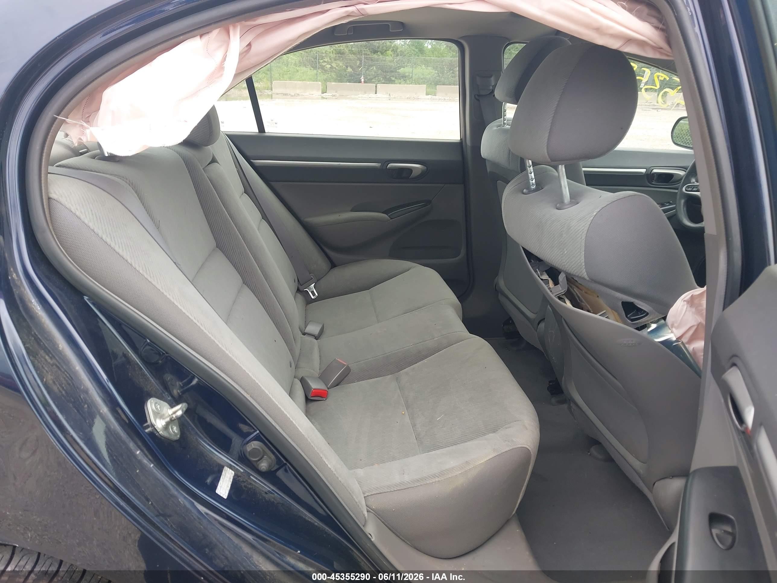 2010 Honda Civic Ex Blue vin: 19XFA1F87AE004162