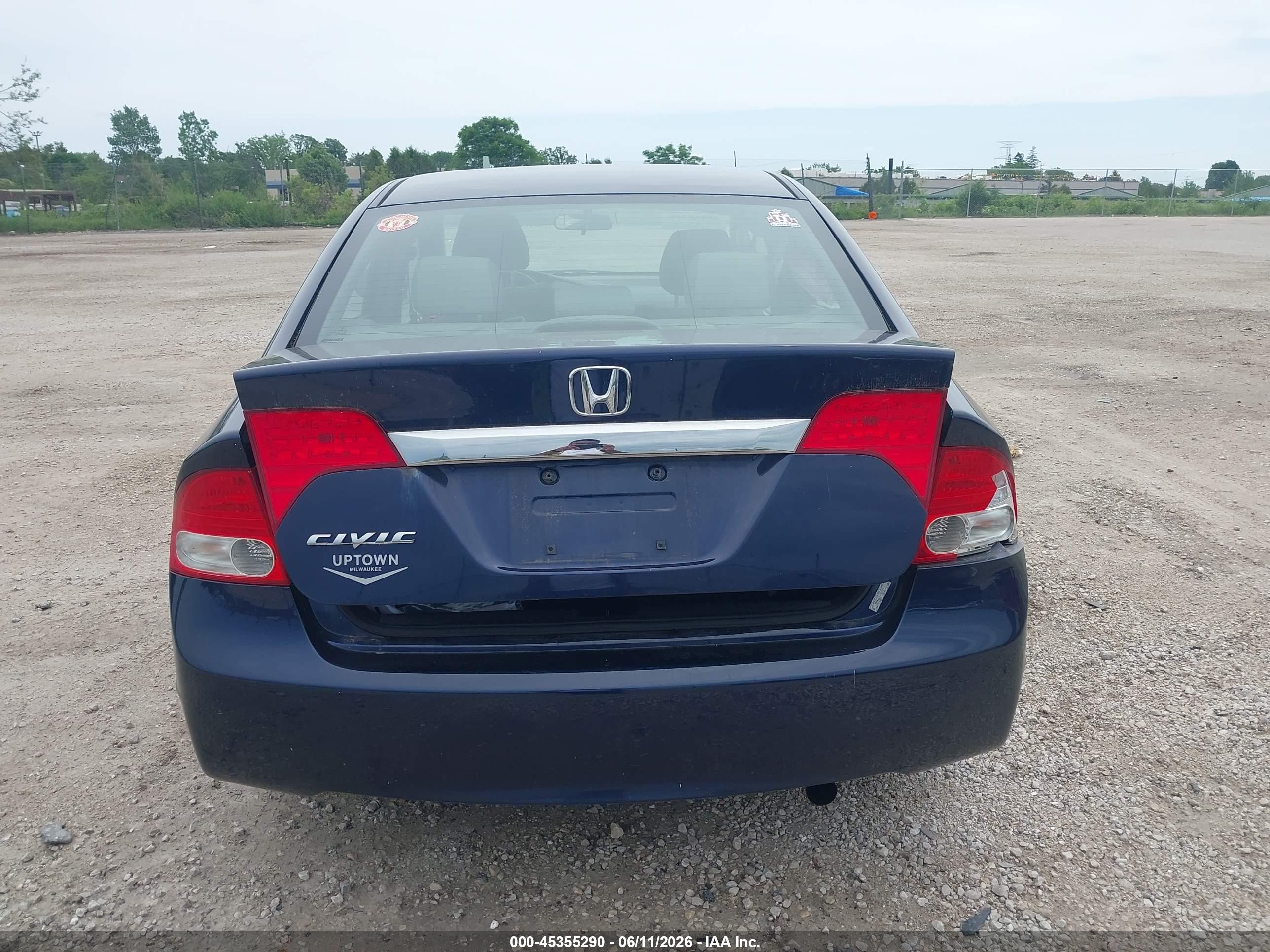 2010 Honda Civic Ex Blue vin: 19XFA1F87AE004162