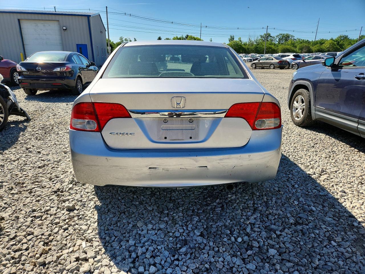 2010 Honda Civic Ex Silver vin: 19XFA1F87AE026744