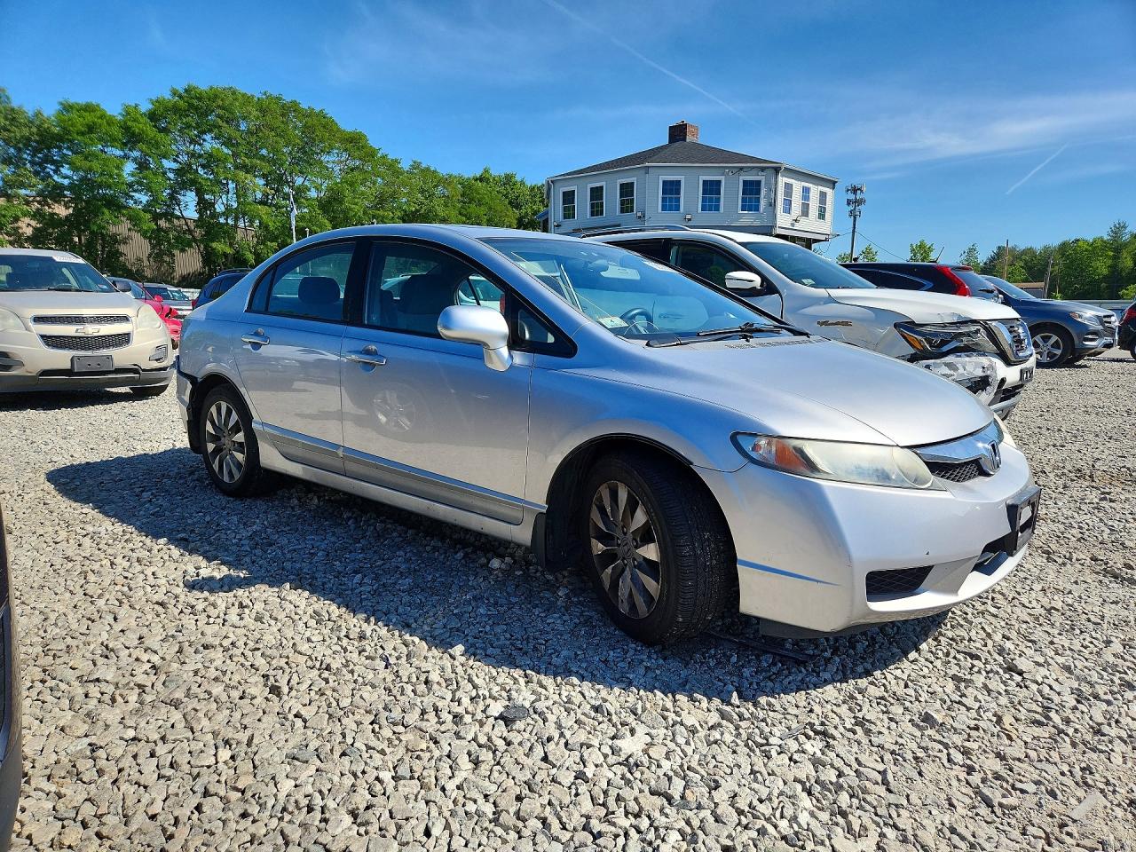 2010 Honda Civic Ex Silver vin: 19XFA1F87AE026744