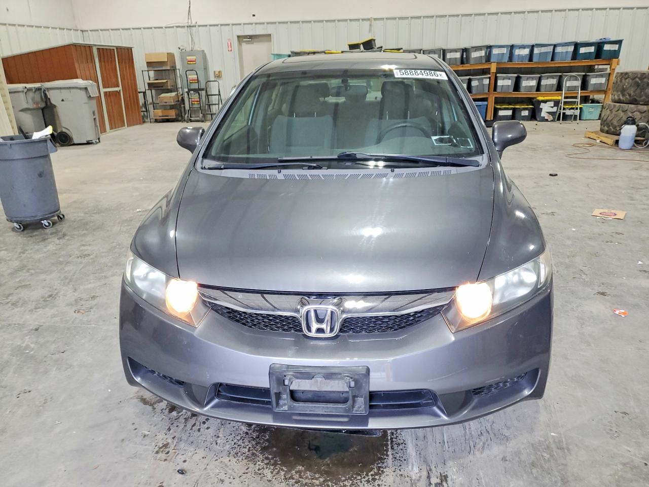 2010 Honda Civic Ex Gray vin: 19XFA1F87AE035573