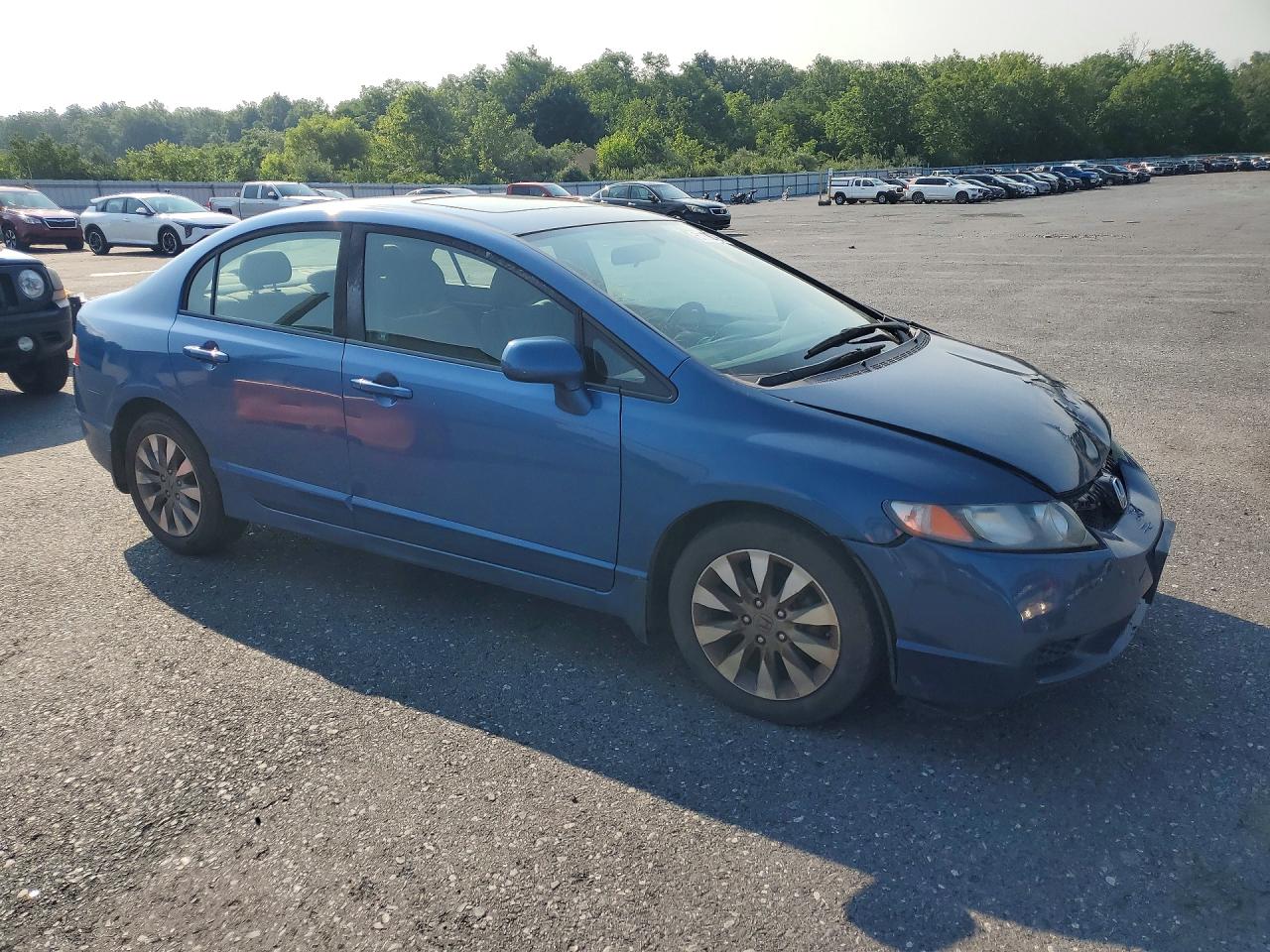 2010 Honda Civic Ex Blue vin: 19XFA1F87AE048663