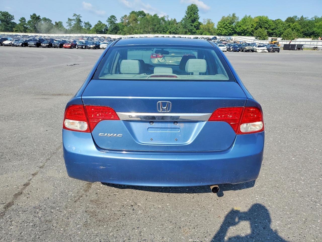2010 Honda Civic Ex Blue vin: 19XFA1F87AE048663