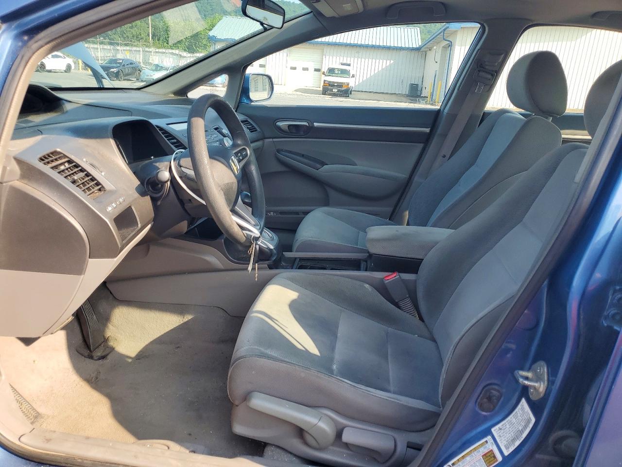 2010 Honda Civic Ex Blue vin: 19XFA1F87AE048663