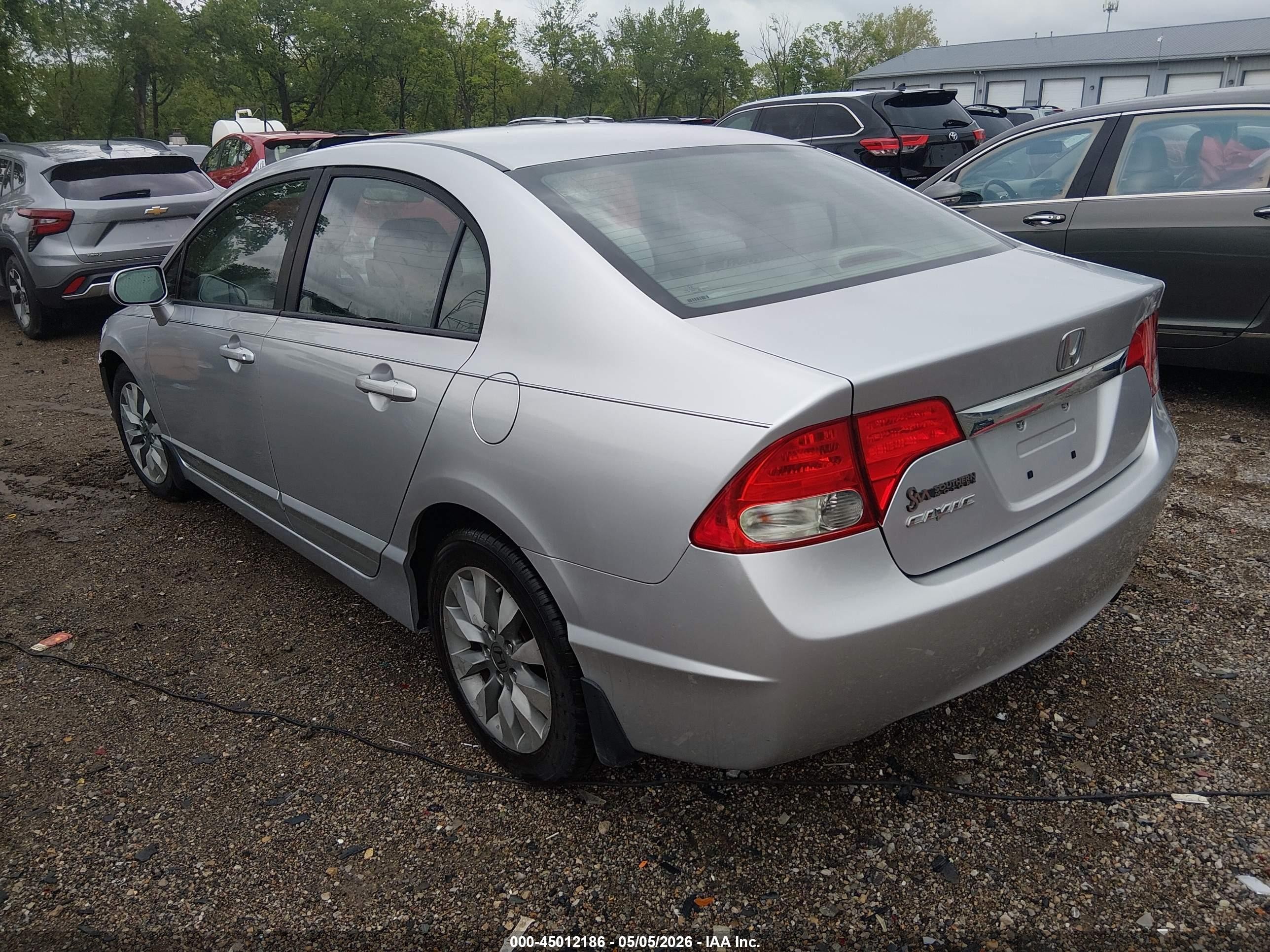 2011 Honda Civic Ex Silver vin: 19XFA1F87BE015633