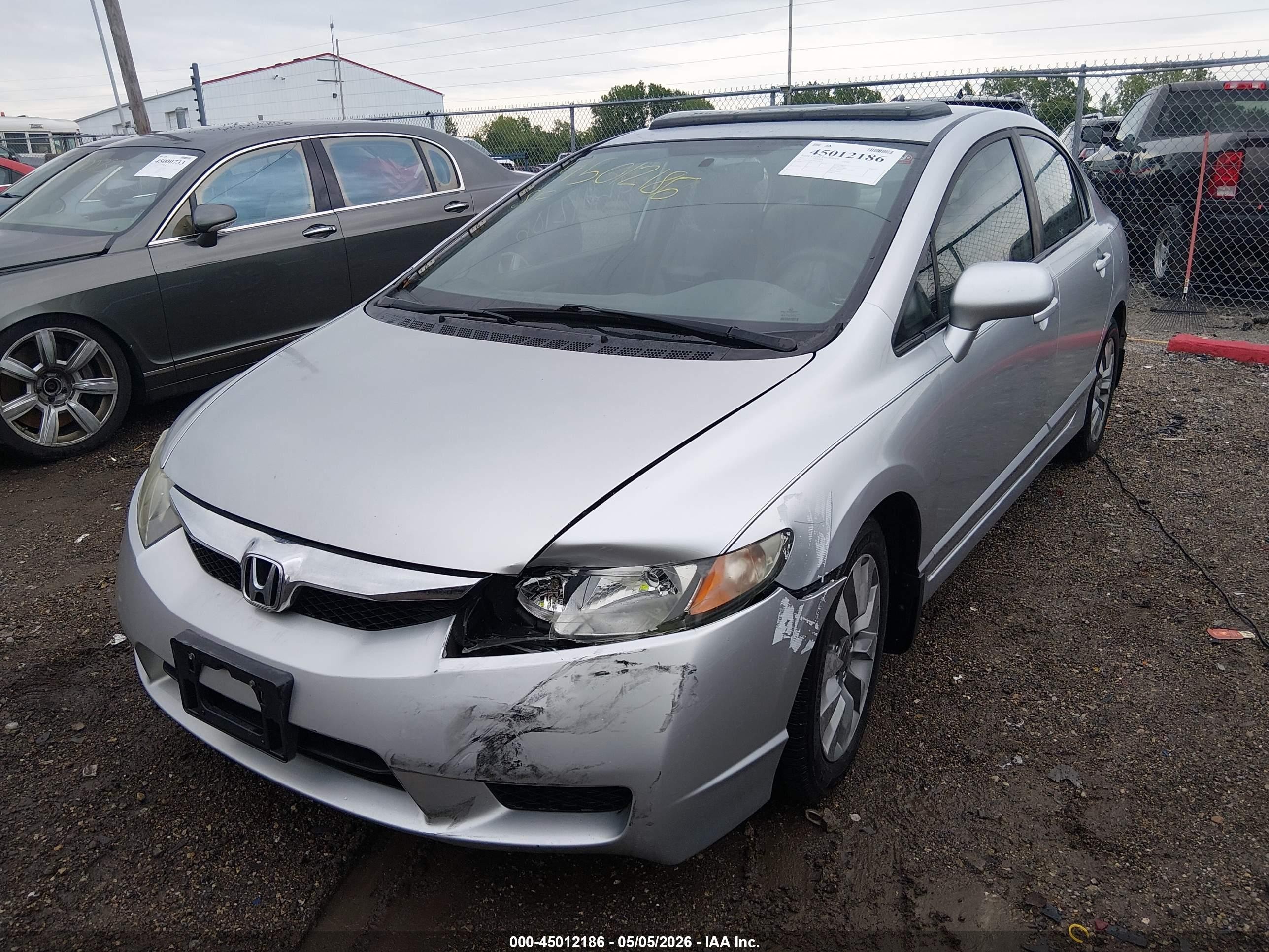 2011 Honda Civic Ex Silver vin: 19XFA1F87BE015633
