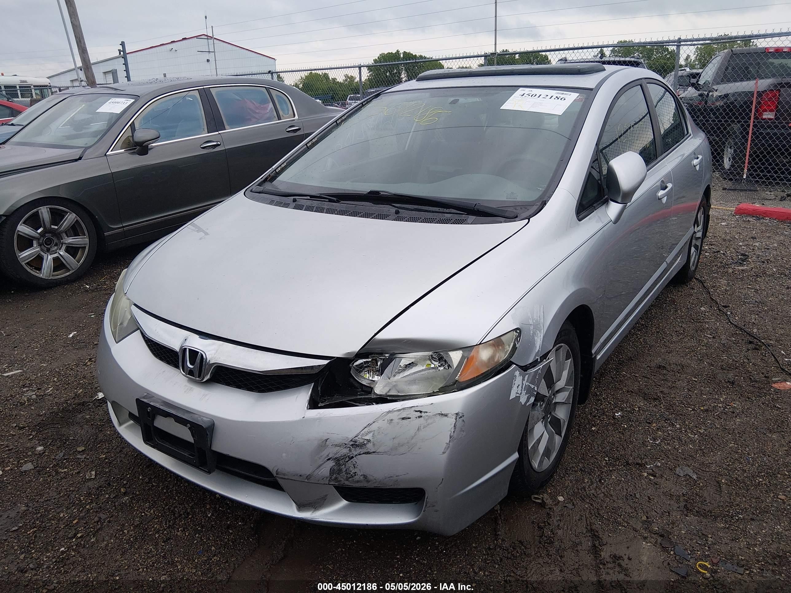 2011 Honda Civic Ex Silver vin: 19XFA1F87BE015633