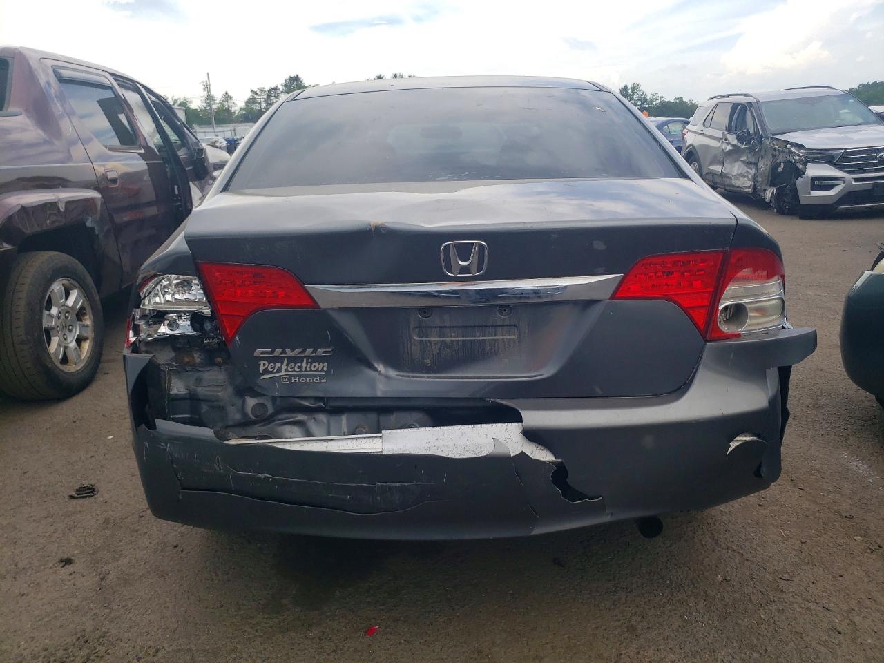 2010 Honda Civic Ex Gray vin: 19XFA1F88AE023061