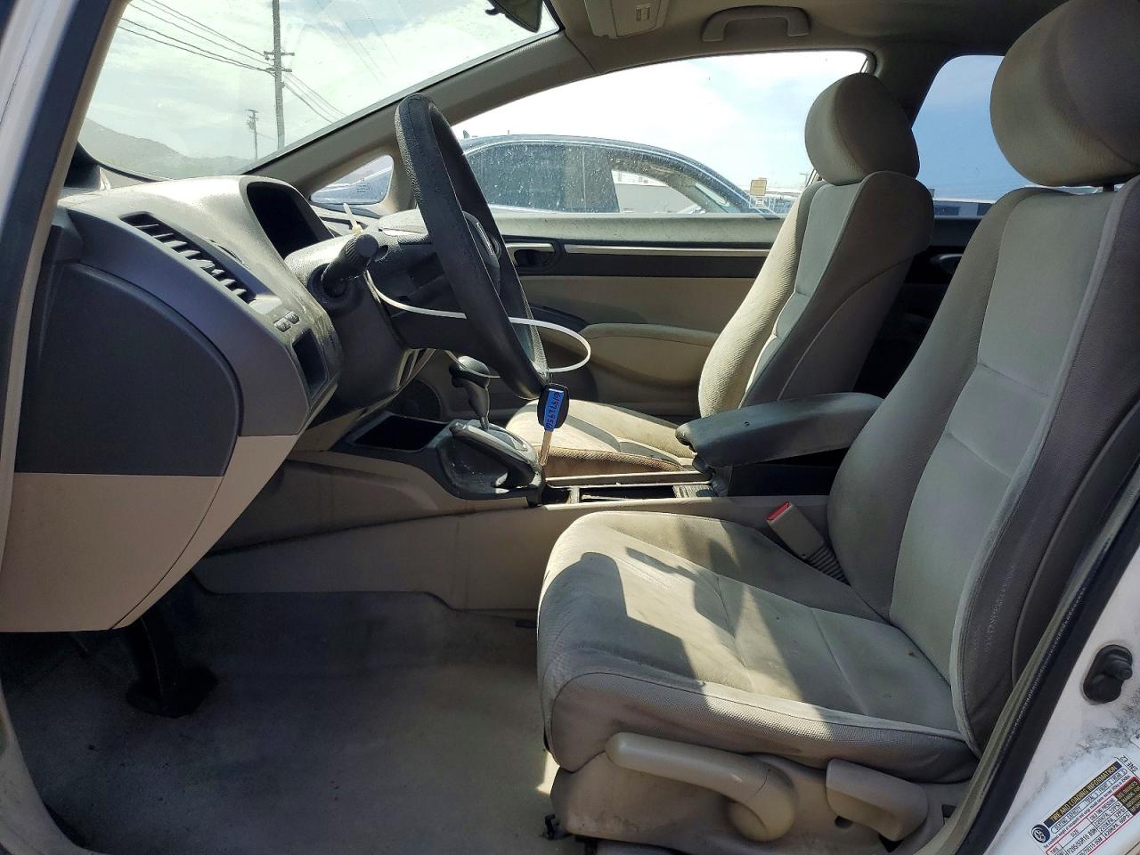 2010 Honda Civic Ex White vin: 19XFA1F88AE024078