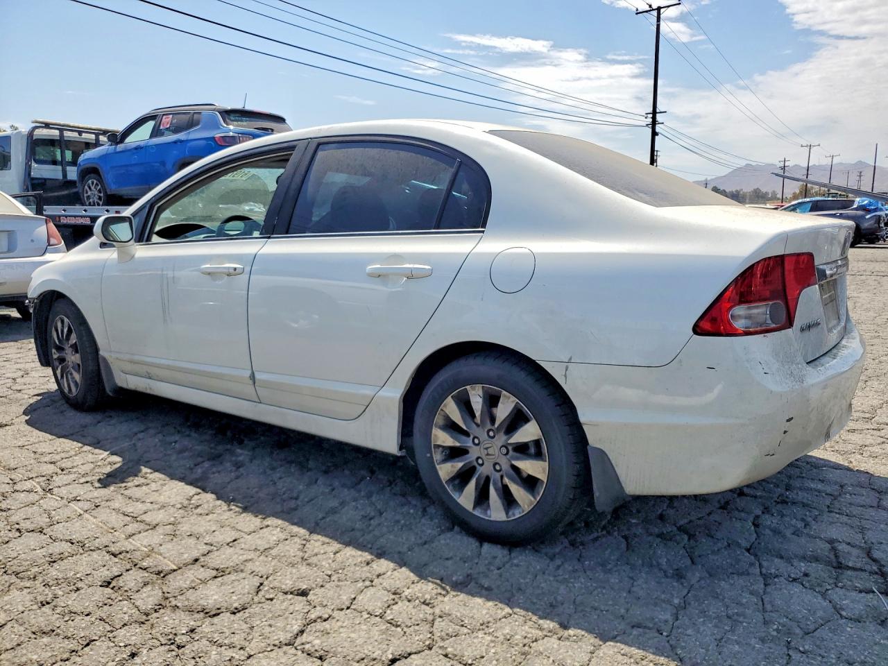 2010 Honda Civic Ex White vin: 19XFA1F88AE024078
