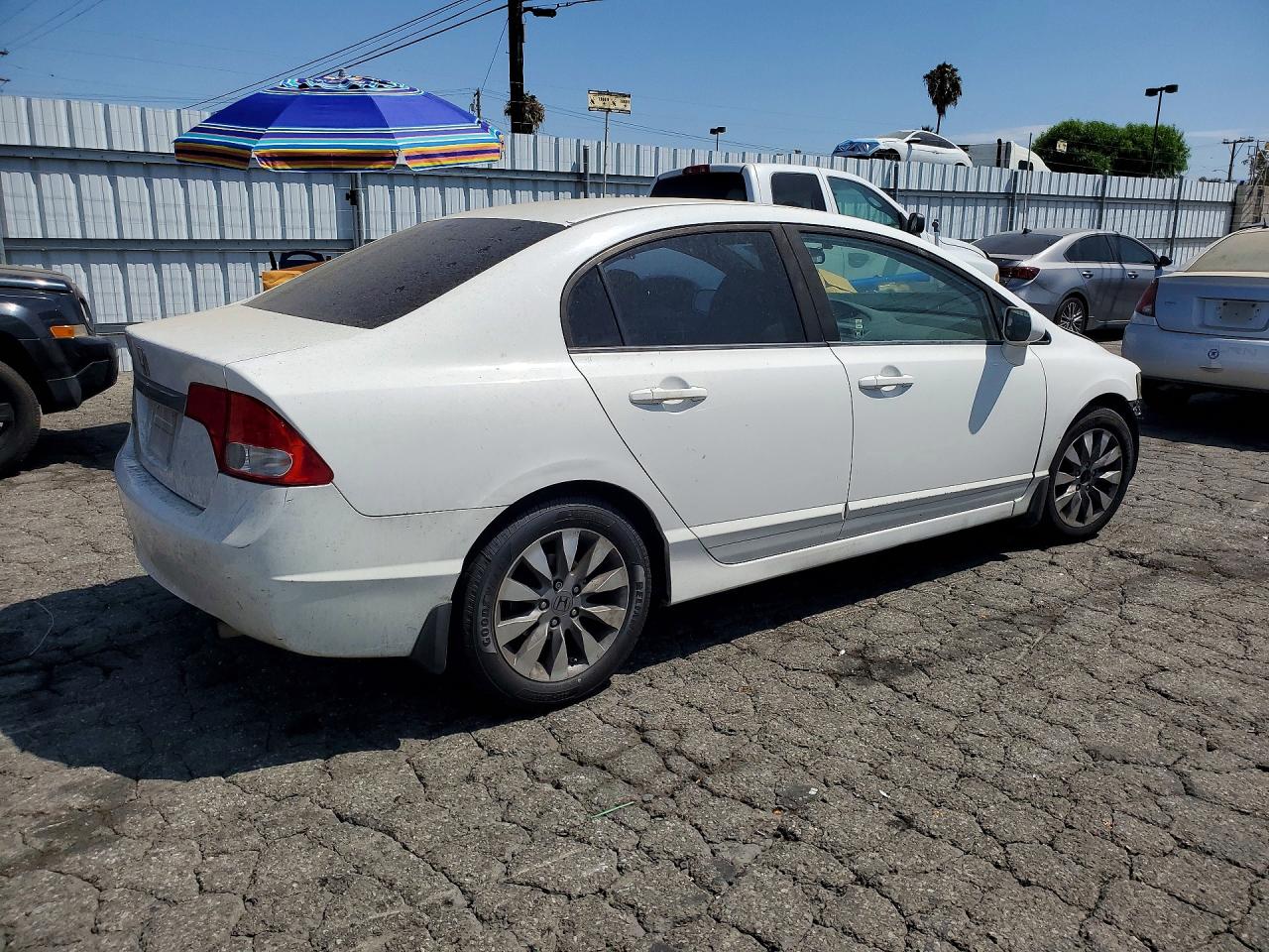 2010 Honda Civic Ex White vin: 19XFA1F88AE024078