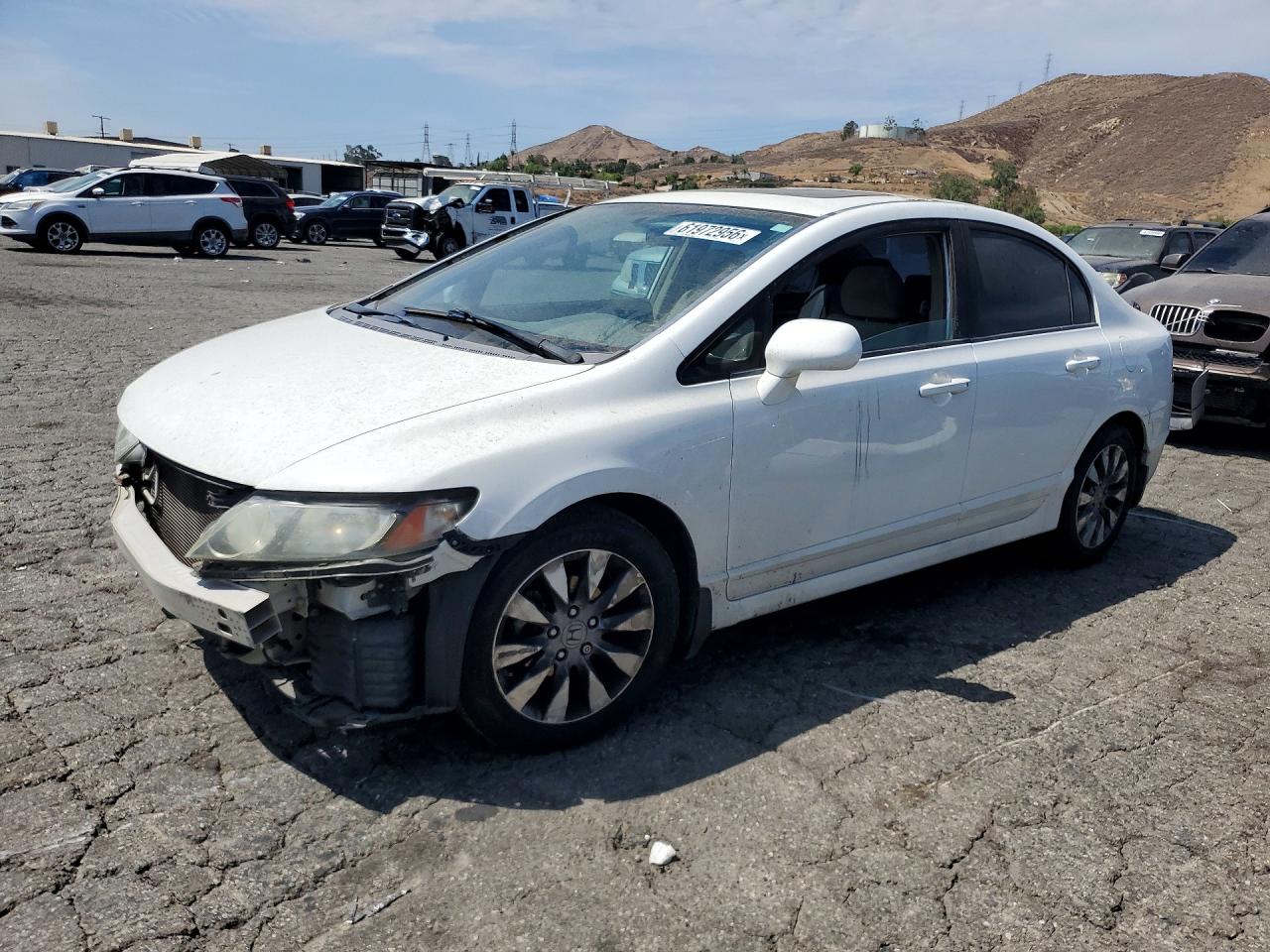 2010 Honda Civic Ex White vin: 19XFA1F88AE024078