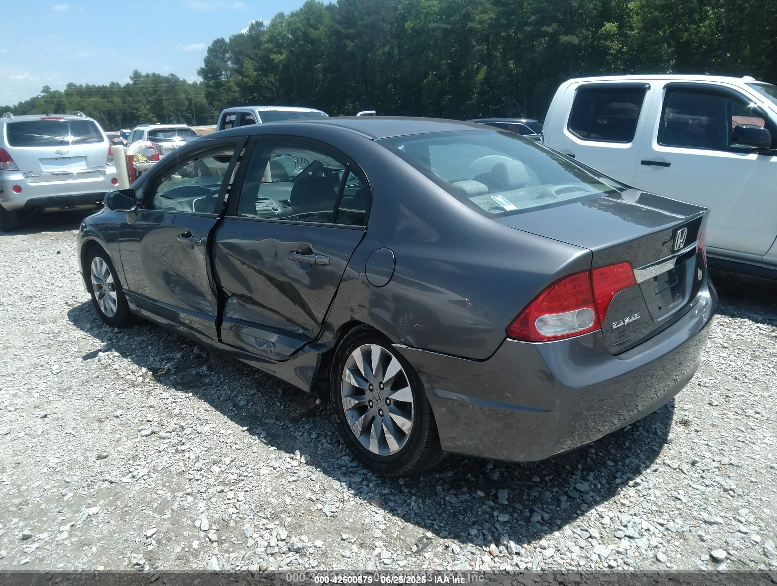 2010 Honda Civic Ex Серый vin: 19XFA1F88AE051376