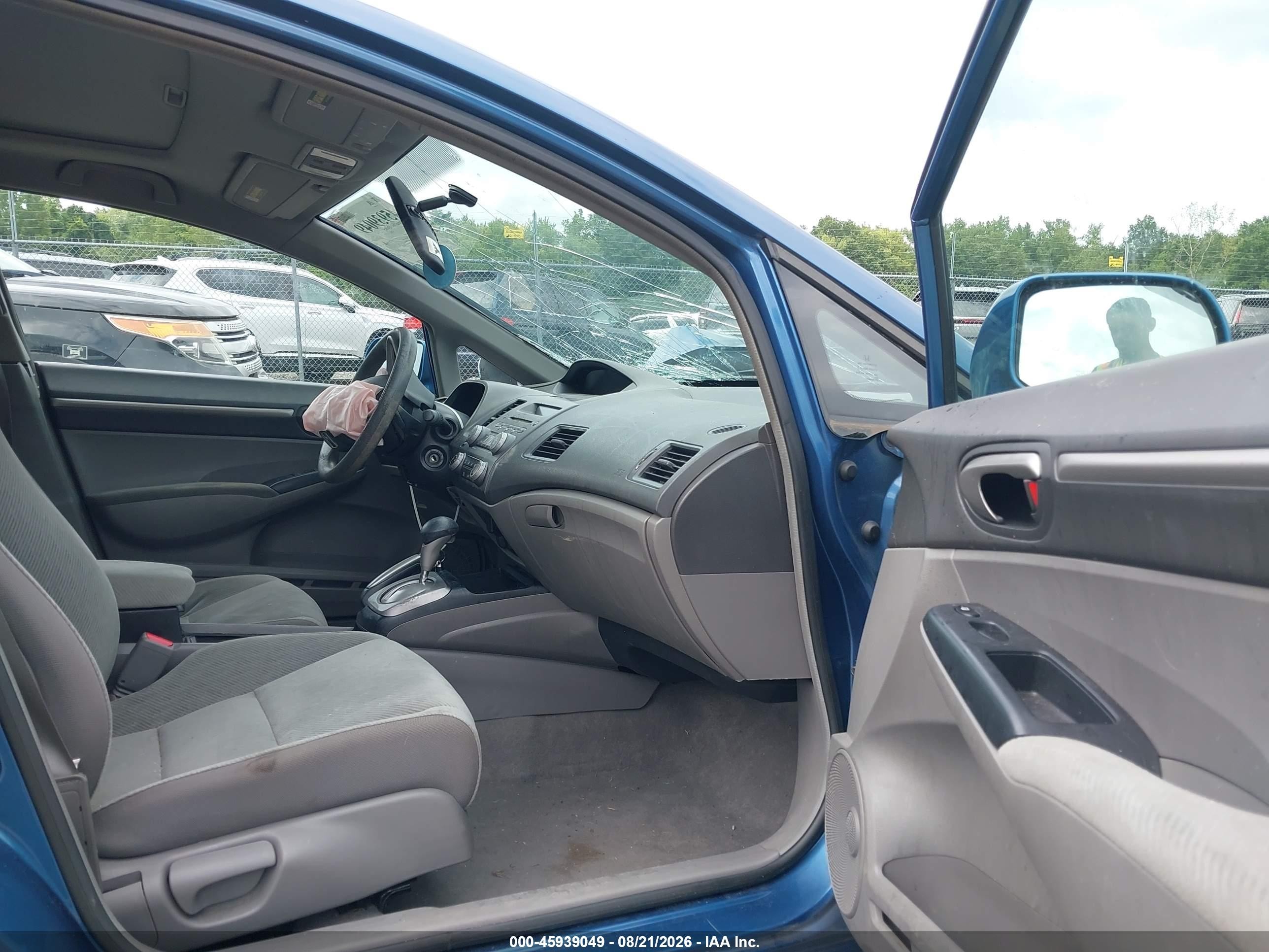 2010 Honda Civic Ex Blue vin: 19XFA1F88AE060790