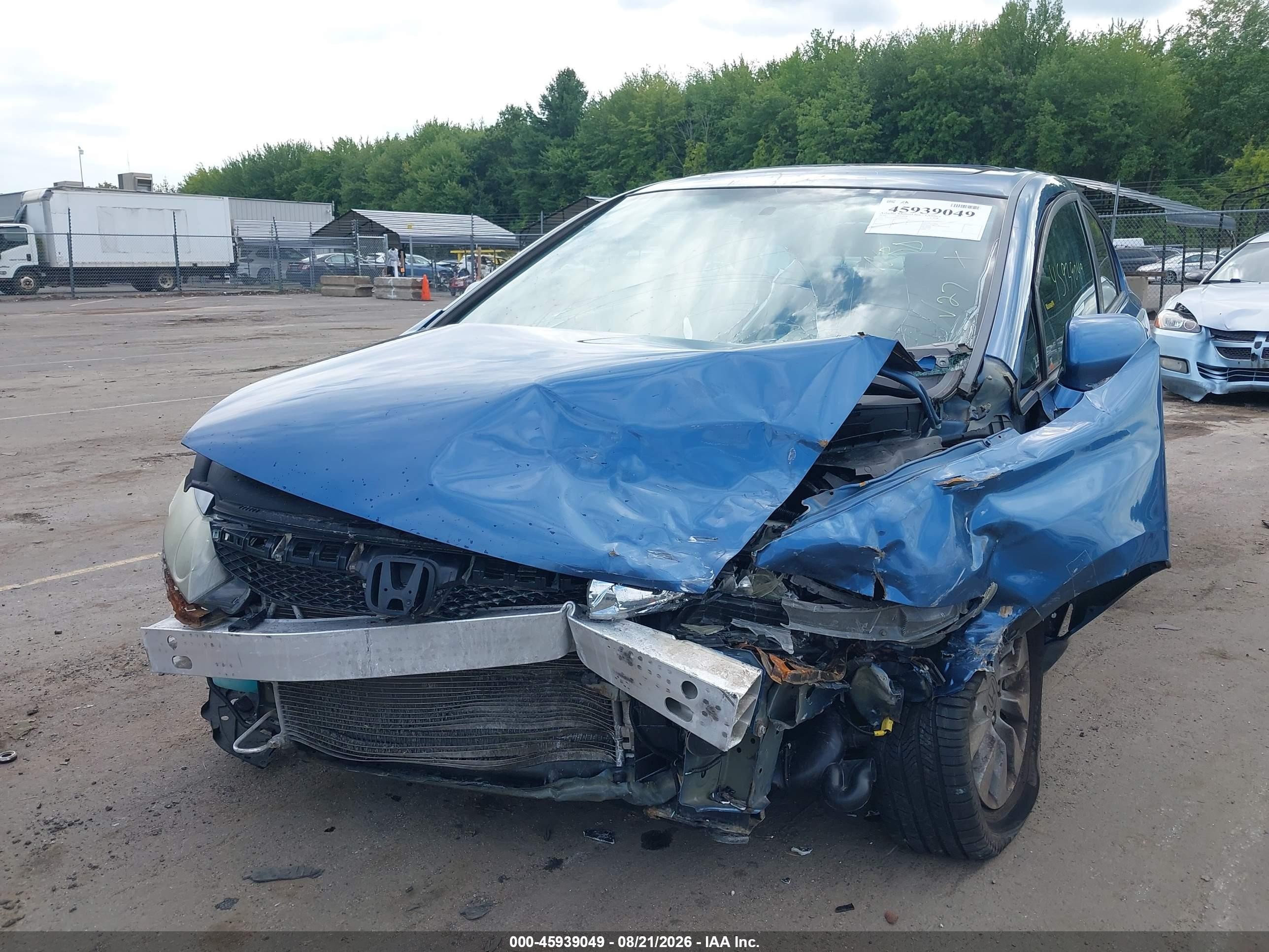 2010 Honda Civic Ex Blue vin: 19XFA1F88AE060790