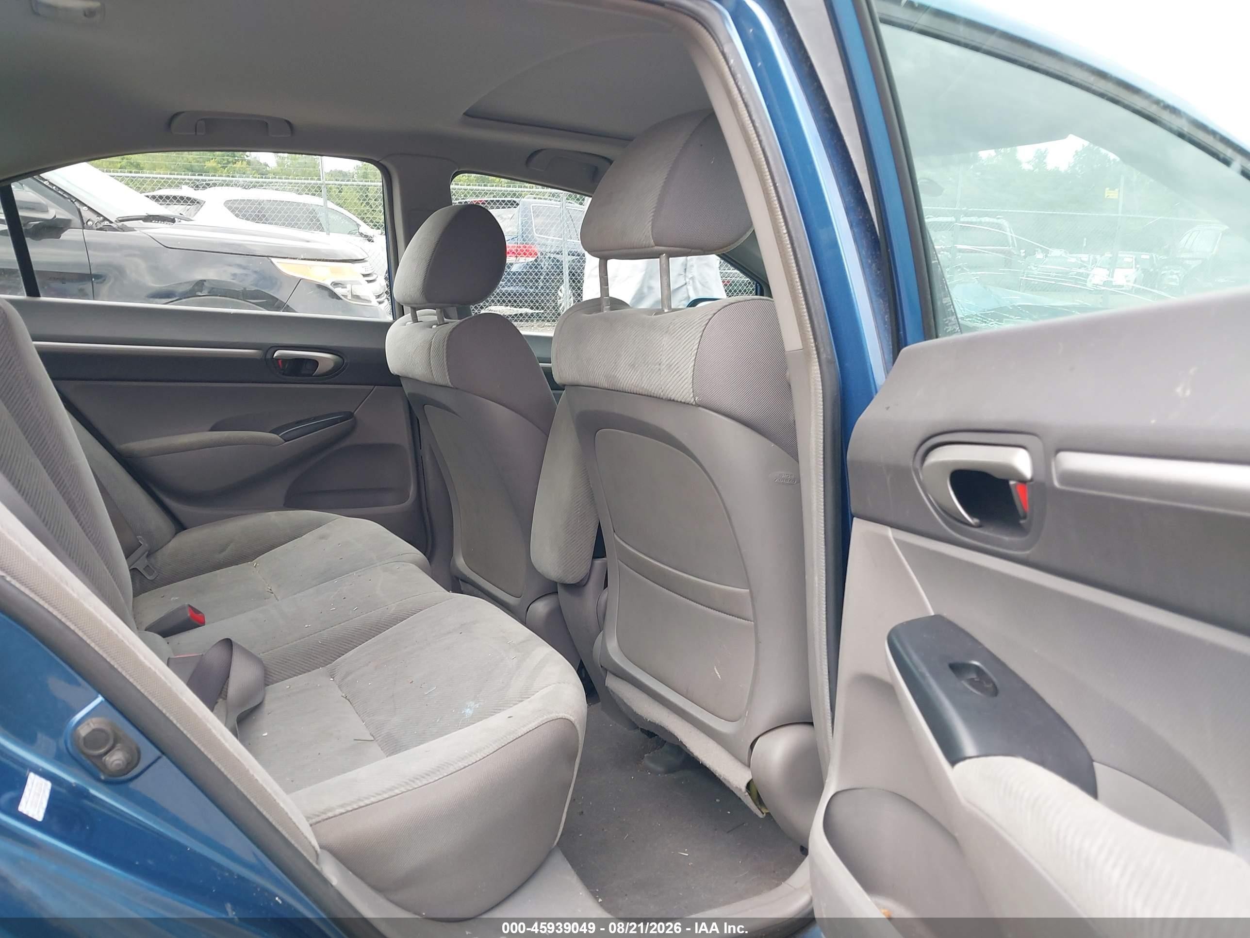 2010 Honda Civic Ex Blue vin: 19XFA1F88AE060790