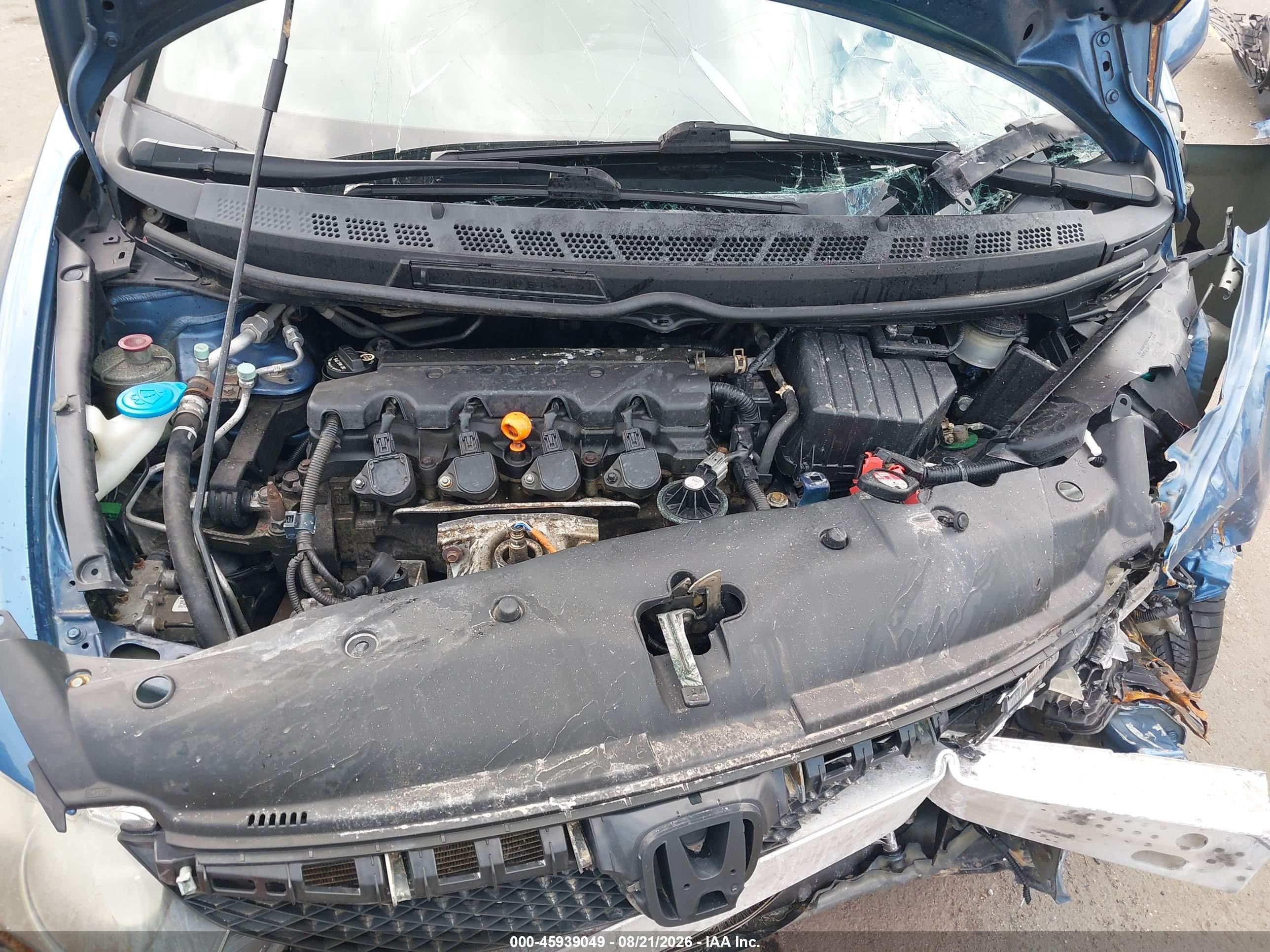 2010 Honda Civic Ex Blue vin: 19XFA1F88AE060790