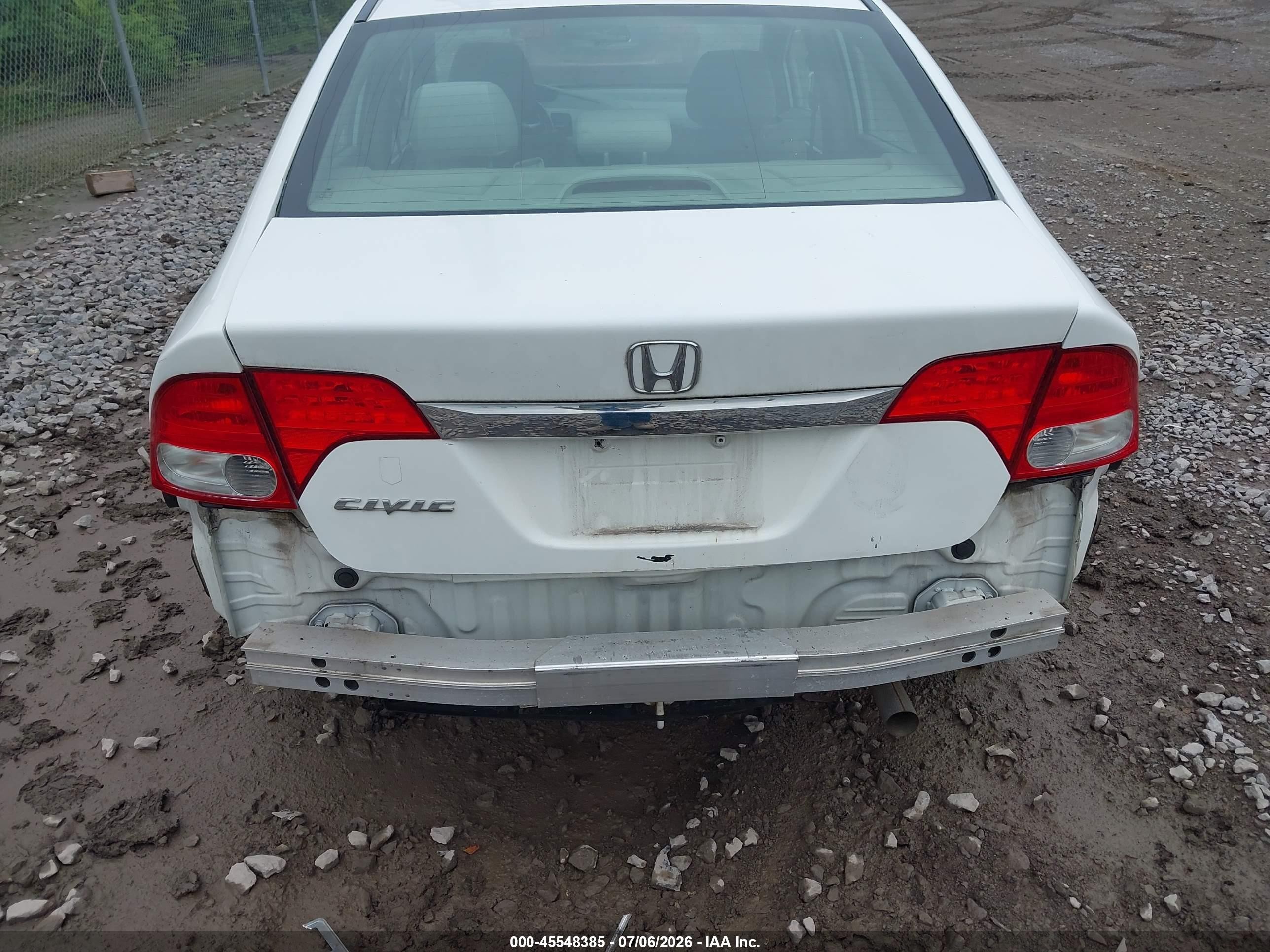 2011 Honda Civic Ex White vin: 19XFA1F88BE017097