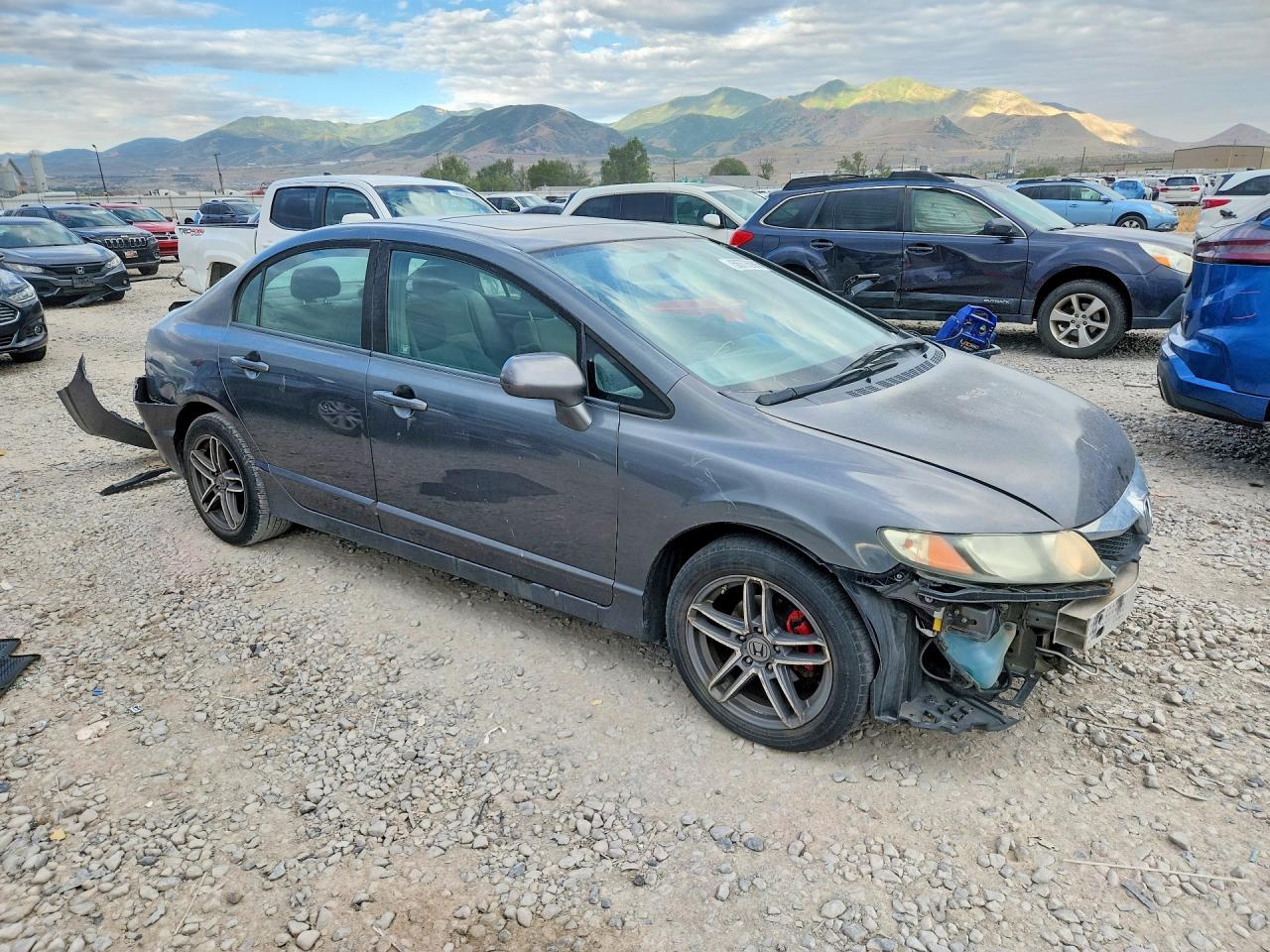 2010 Honda Civic Ex Серый vin: 19XFA1F89AE020394