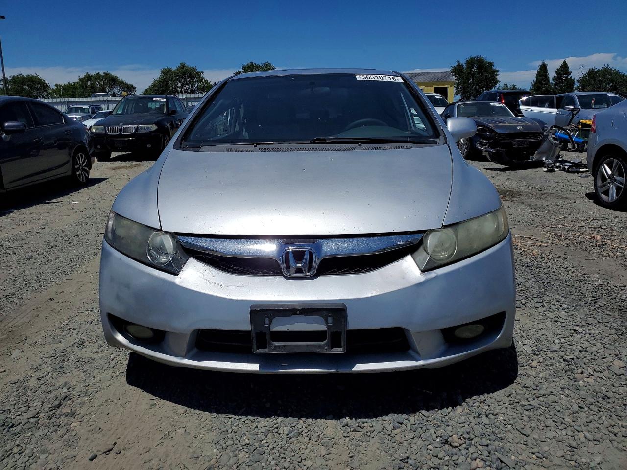 2010 Honda Civic Ex Silver vin: 19XFA1F89AE027393