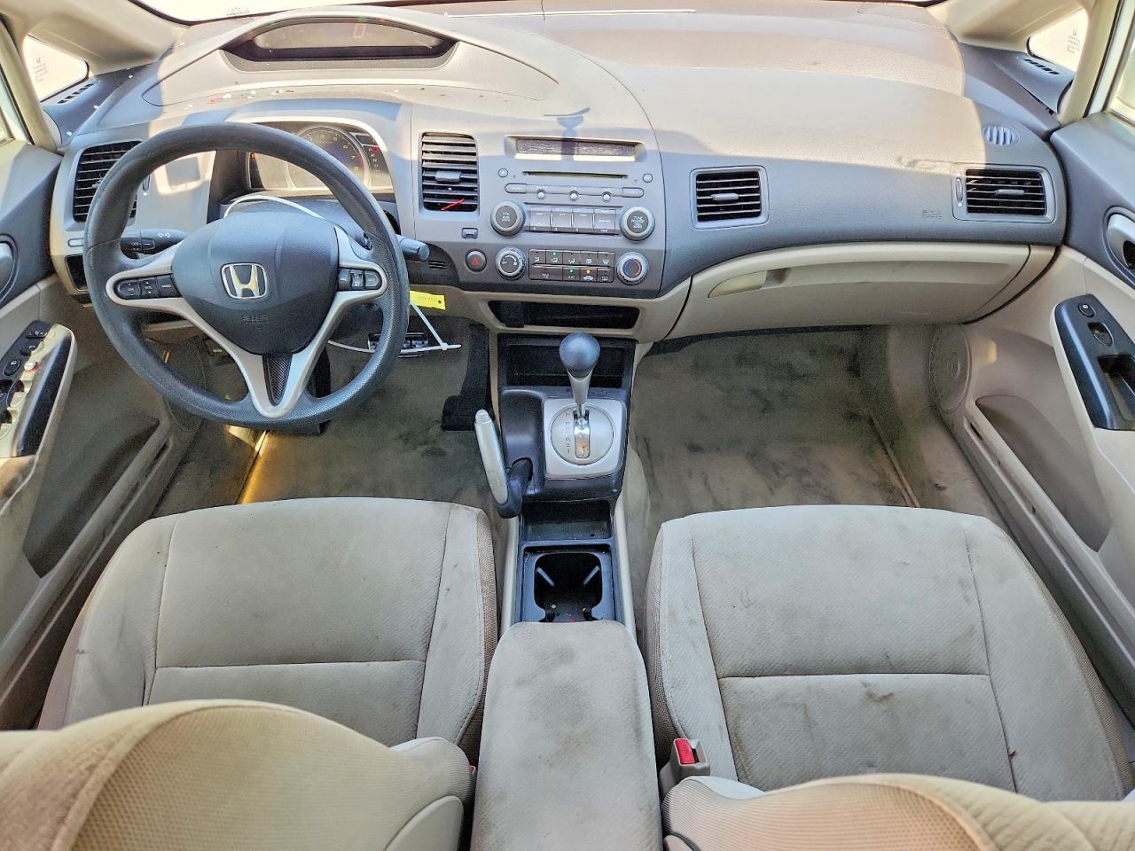 2010 Honda Civic Ex White vin: 19XFA1F89AE058773