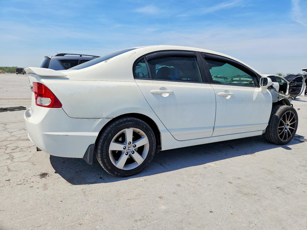 2010 Honda Civic Ex White vin: 19XFA1F89AE058773