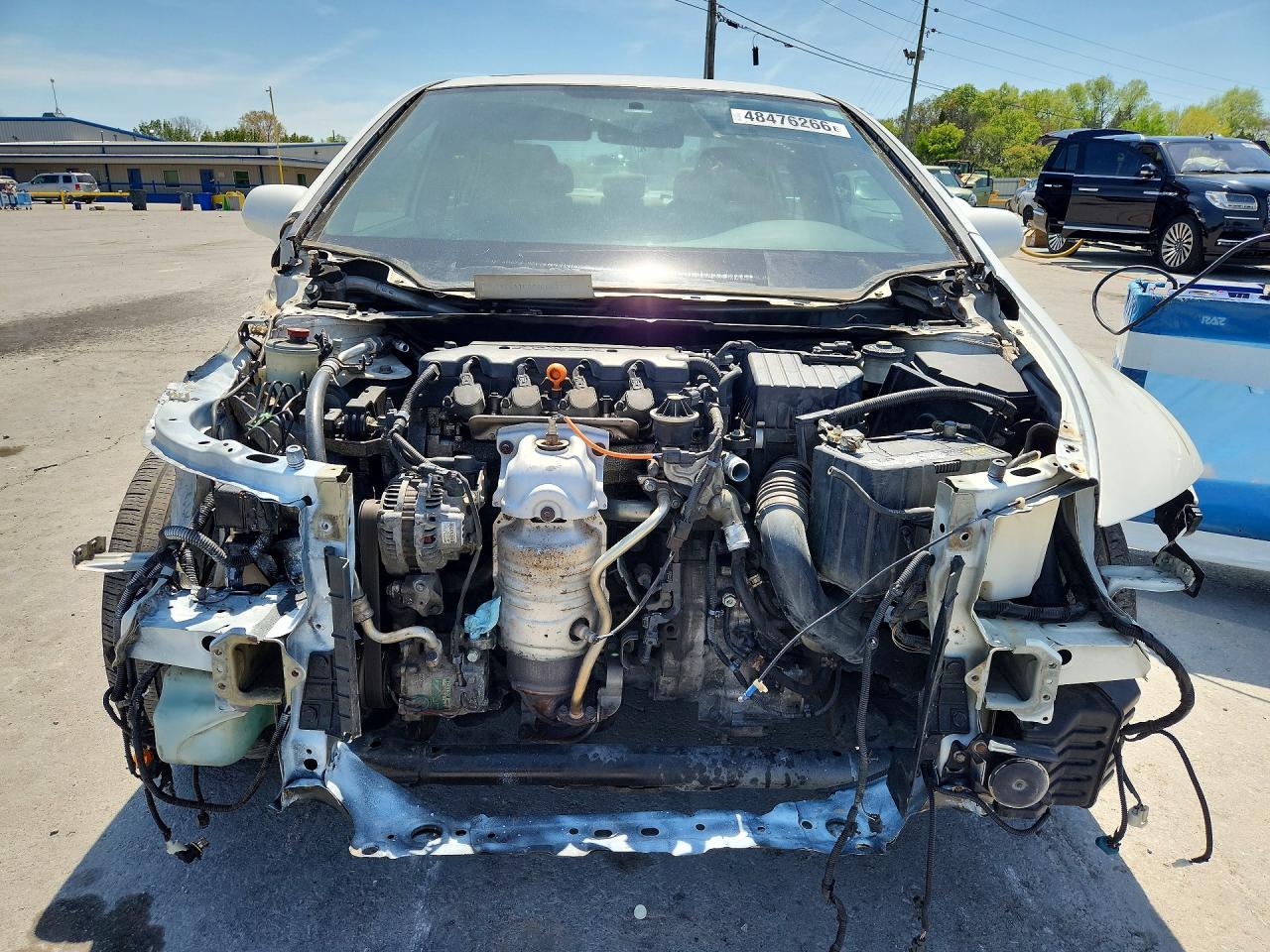 2010 Honda Civic Ex White vin: 19XFA1F89AE058773