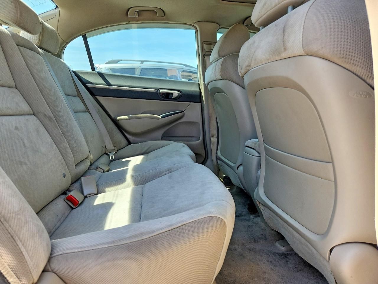 2010 Honda Civic Ex White vin: 19XFA1F89AE058773