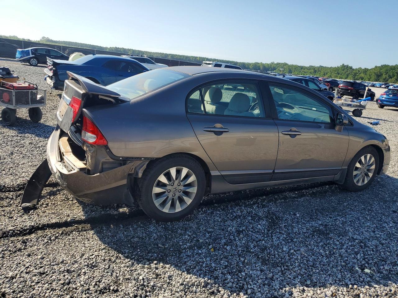 2011 Honda Civic Ex Brown vin: 19XFA1F89BE025063