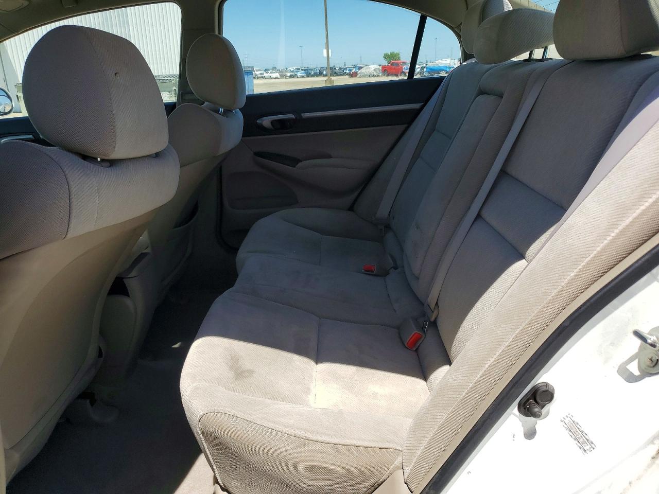 2010 Honda Civic Ex White vin: 19XFA1F8XAE019027
