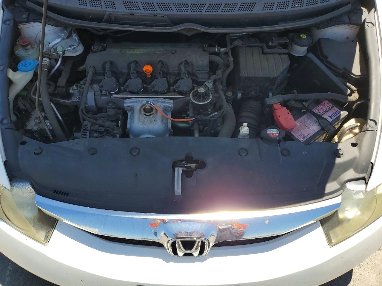 2010 Honda Civic Ex White vin: 19XFA1F8XAE019027