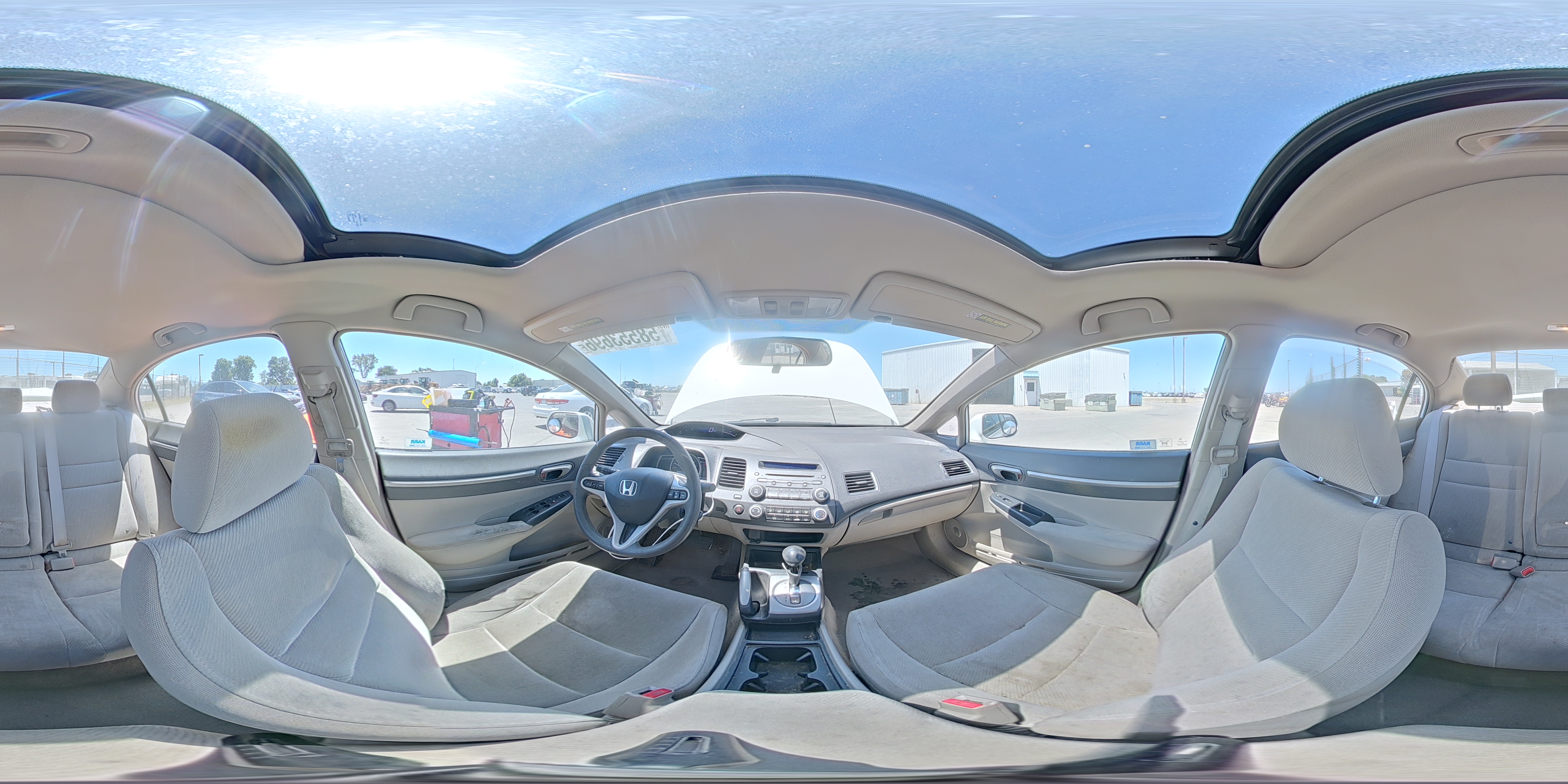 2010 Honda Civic Ex White vin: 19XFA1F8XAE019027