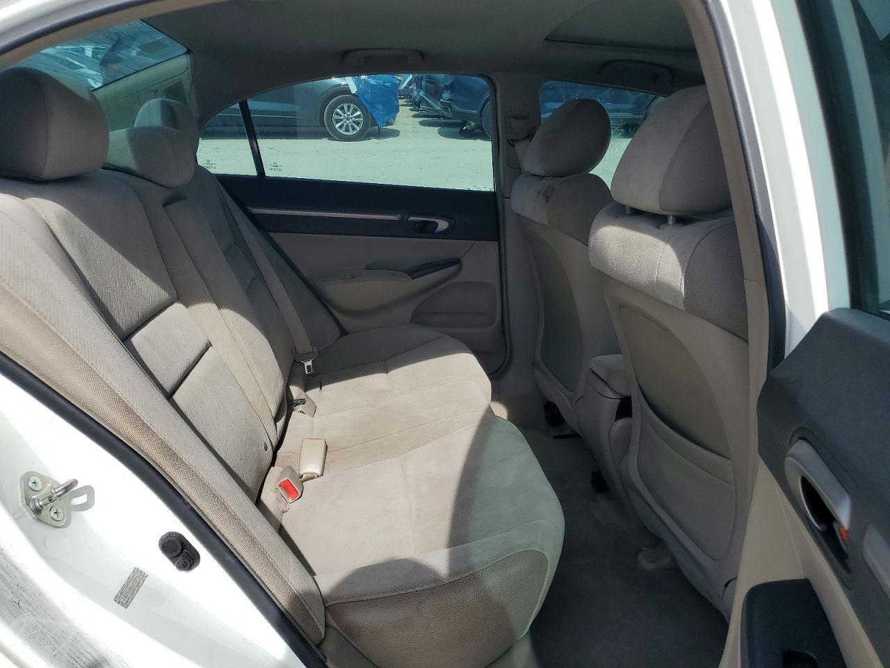 2010 Honda Civic Ex White vin: 19XFA1F8XAE027709
