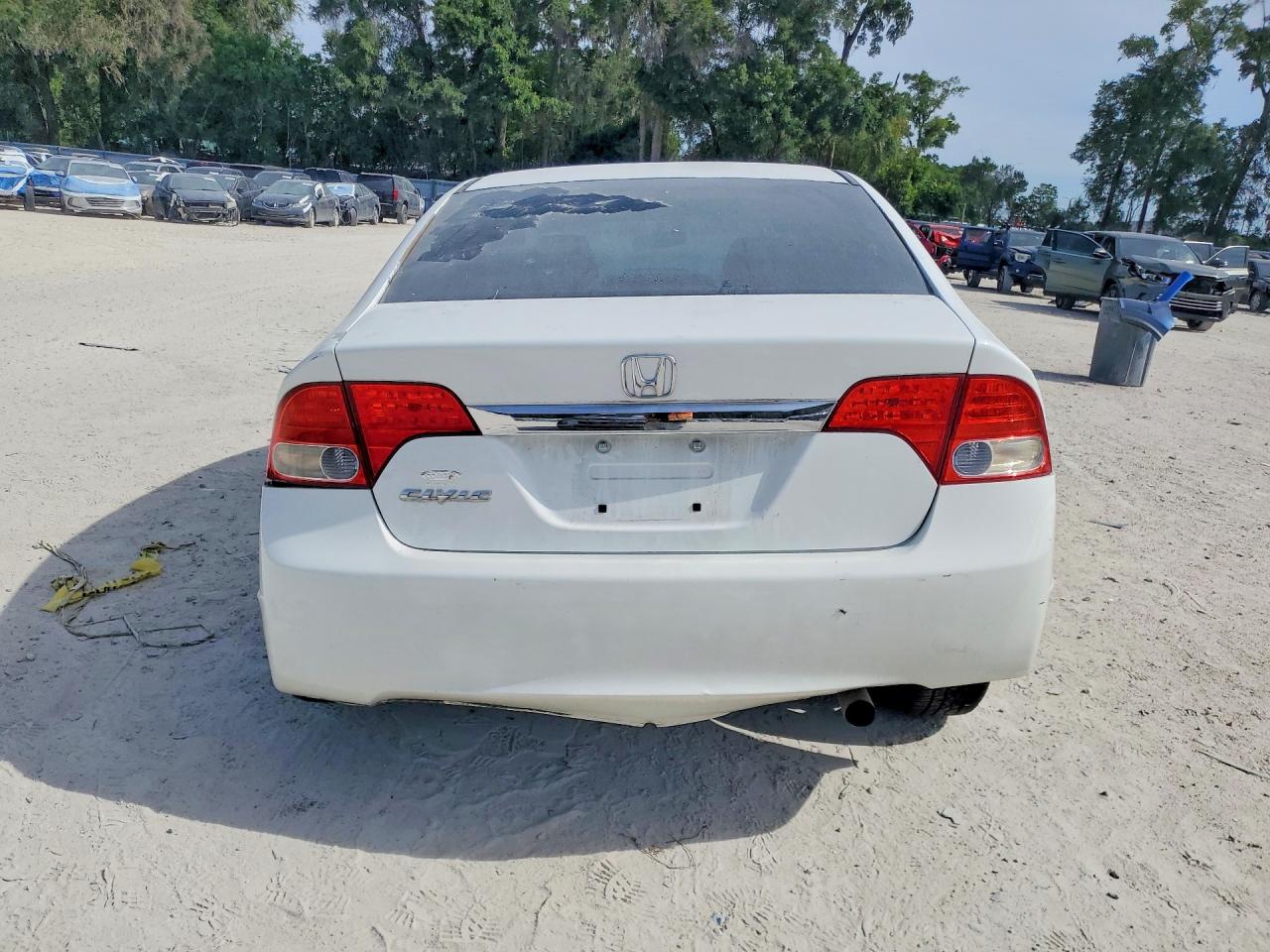 2010 Honda Civic Ex White vin: 19XFA1F8XAE027709