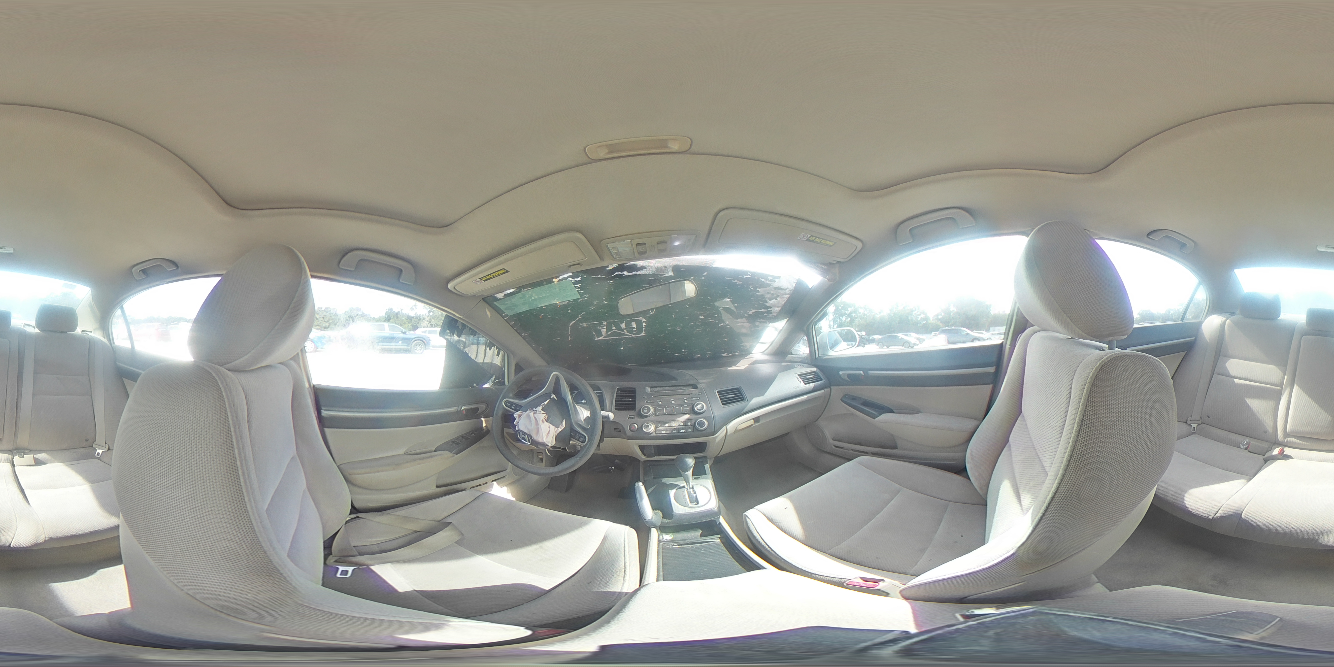 2010 Honda Civic Ex White vin: 19XFA1F8XAE027709