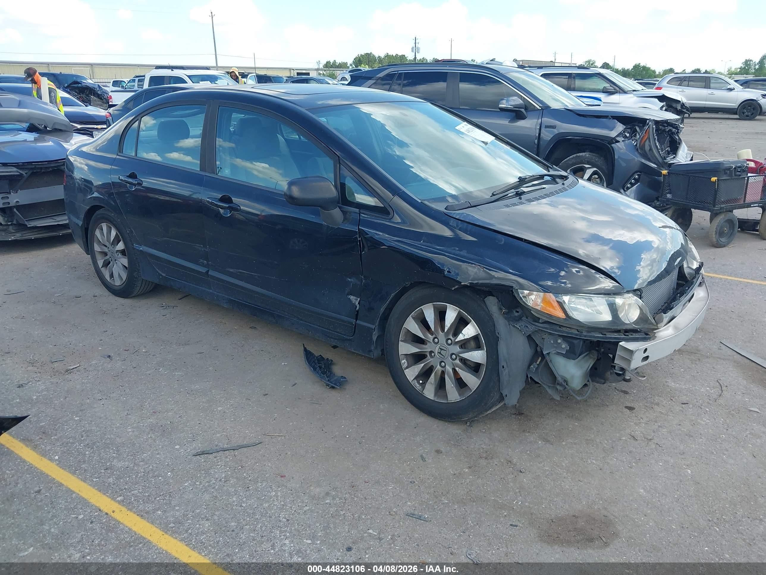 2010 Honda Civic Ex Black vin: 19XFA1F8XAE032280
